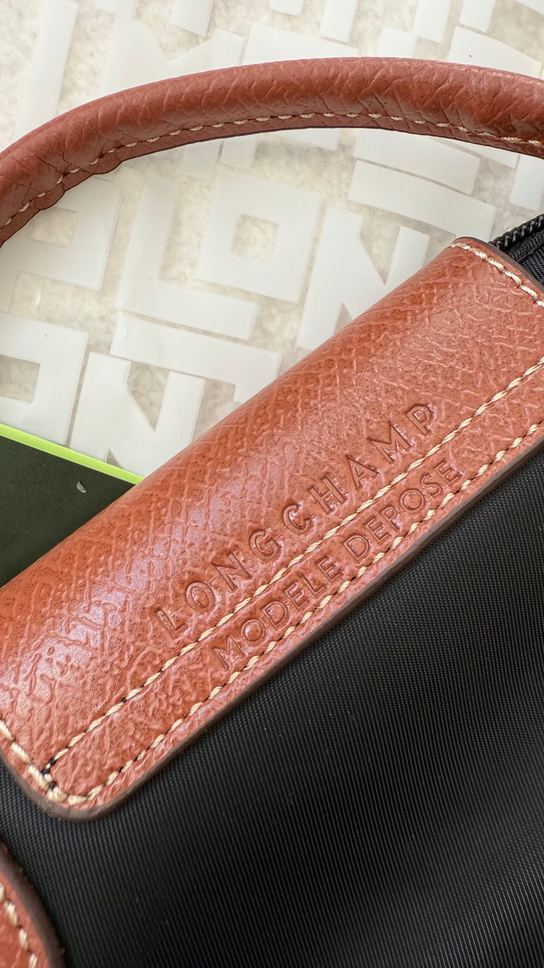 (İTHAL)Longchamp Le Pliage ORJ. Pouch - SİYAH