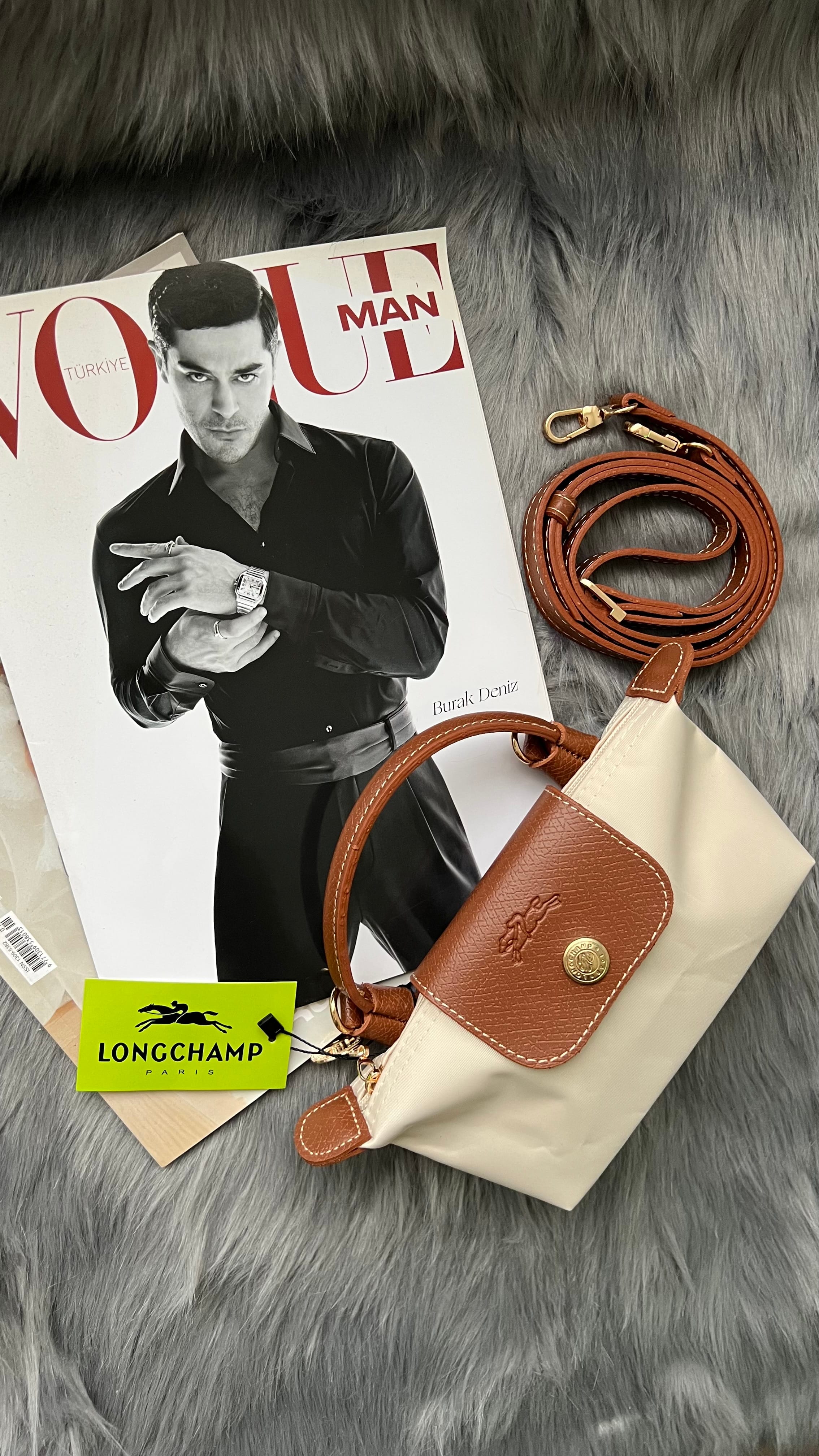 Longchamp Le Pliage Mini - Krem