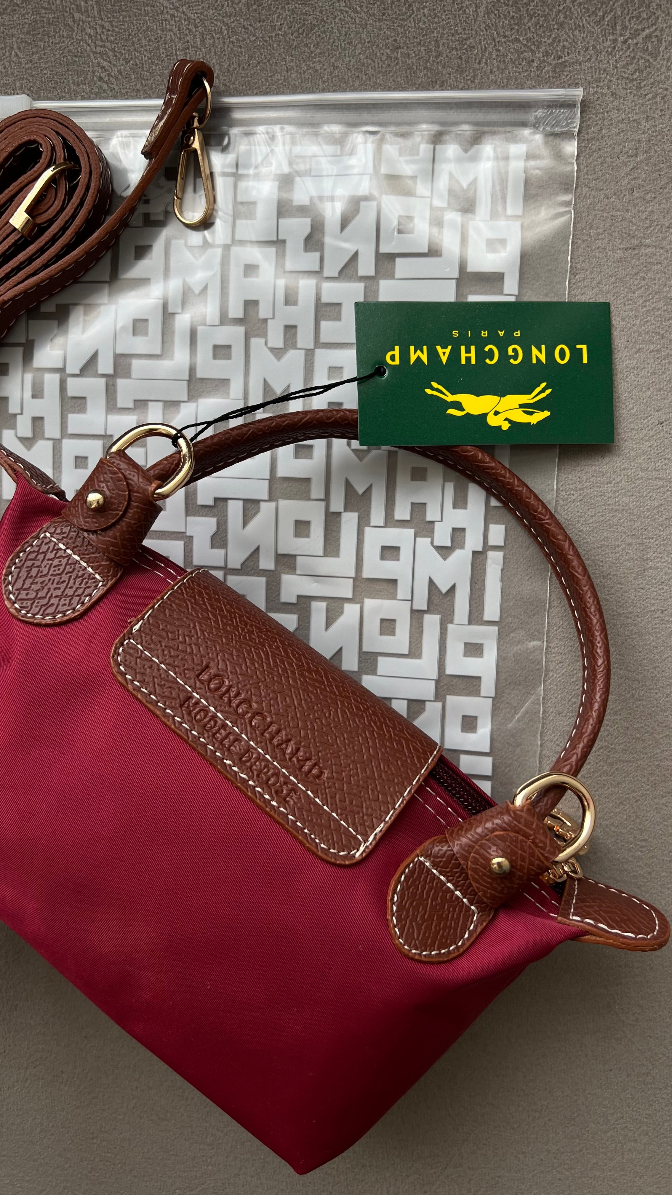 Longchamp Le Pliage Mini-Bordo