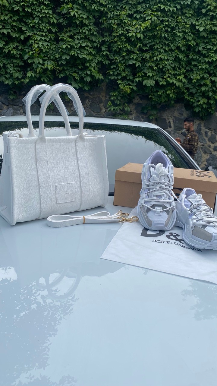 White DG & White Marc Jacobs Tote Bag