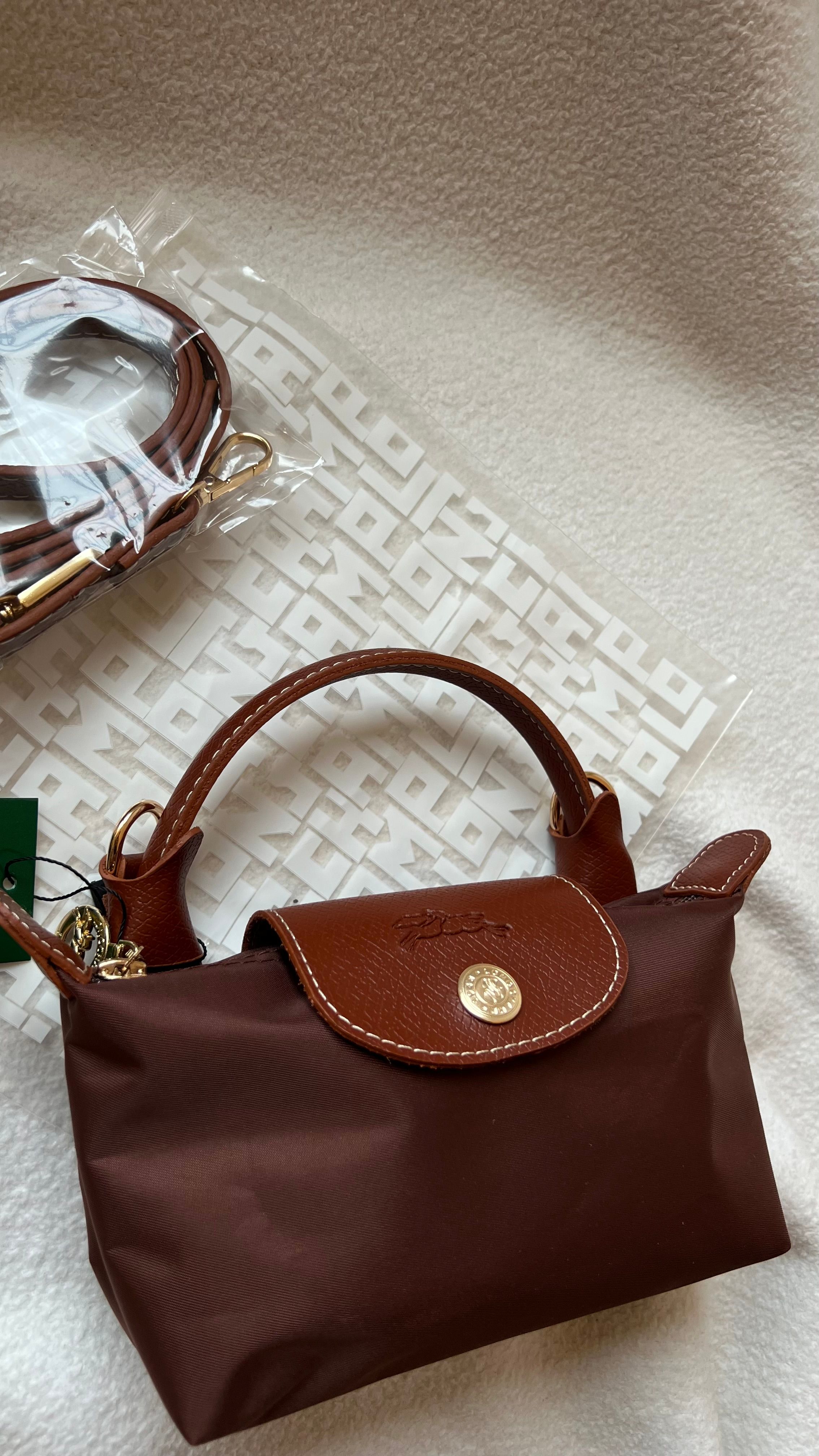 Longchamp Le Pliage Mini Mocha Color