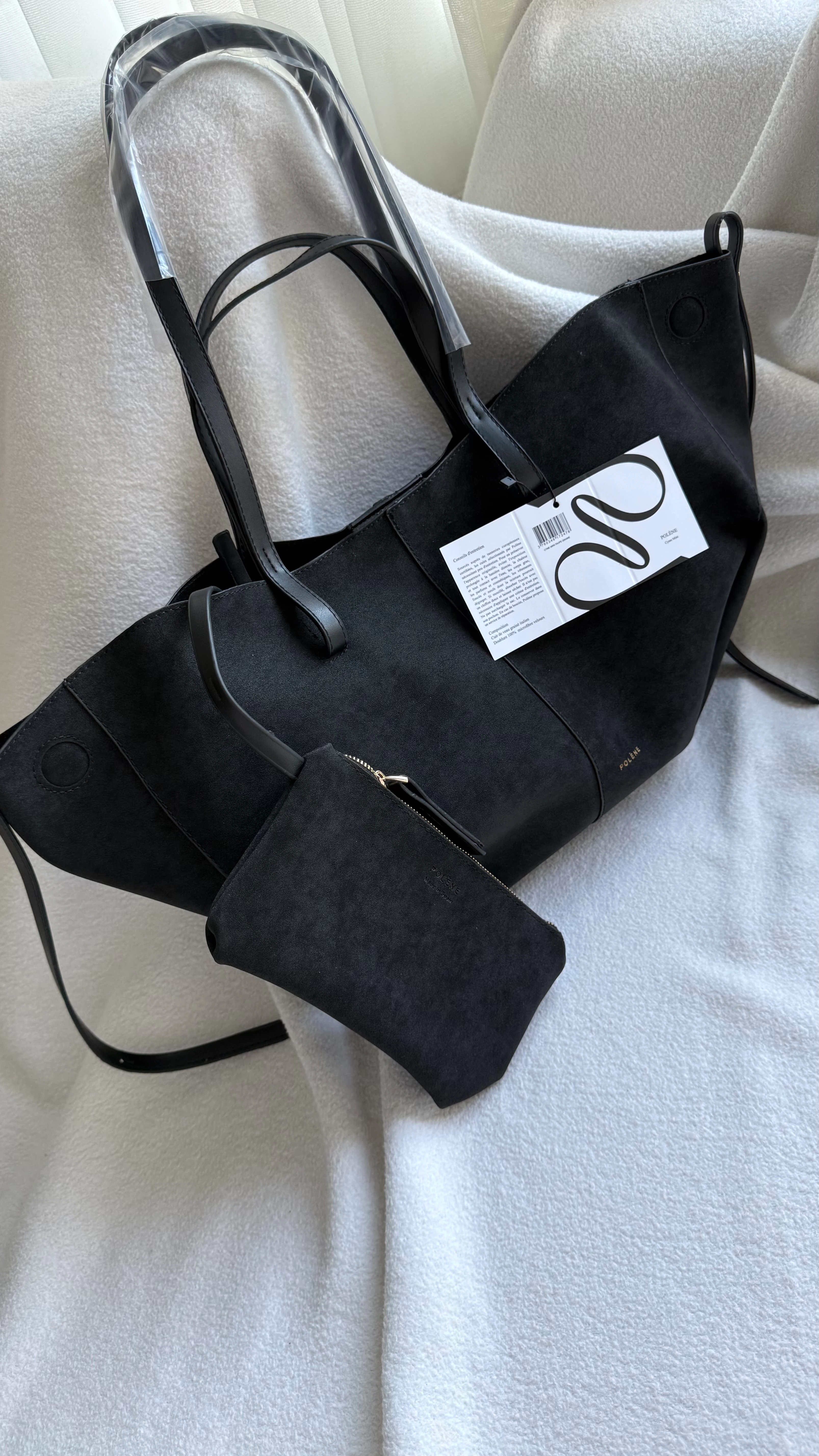 Polene Cyme Edition-SÜET SİYAH