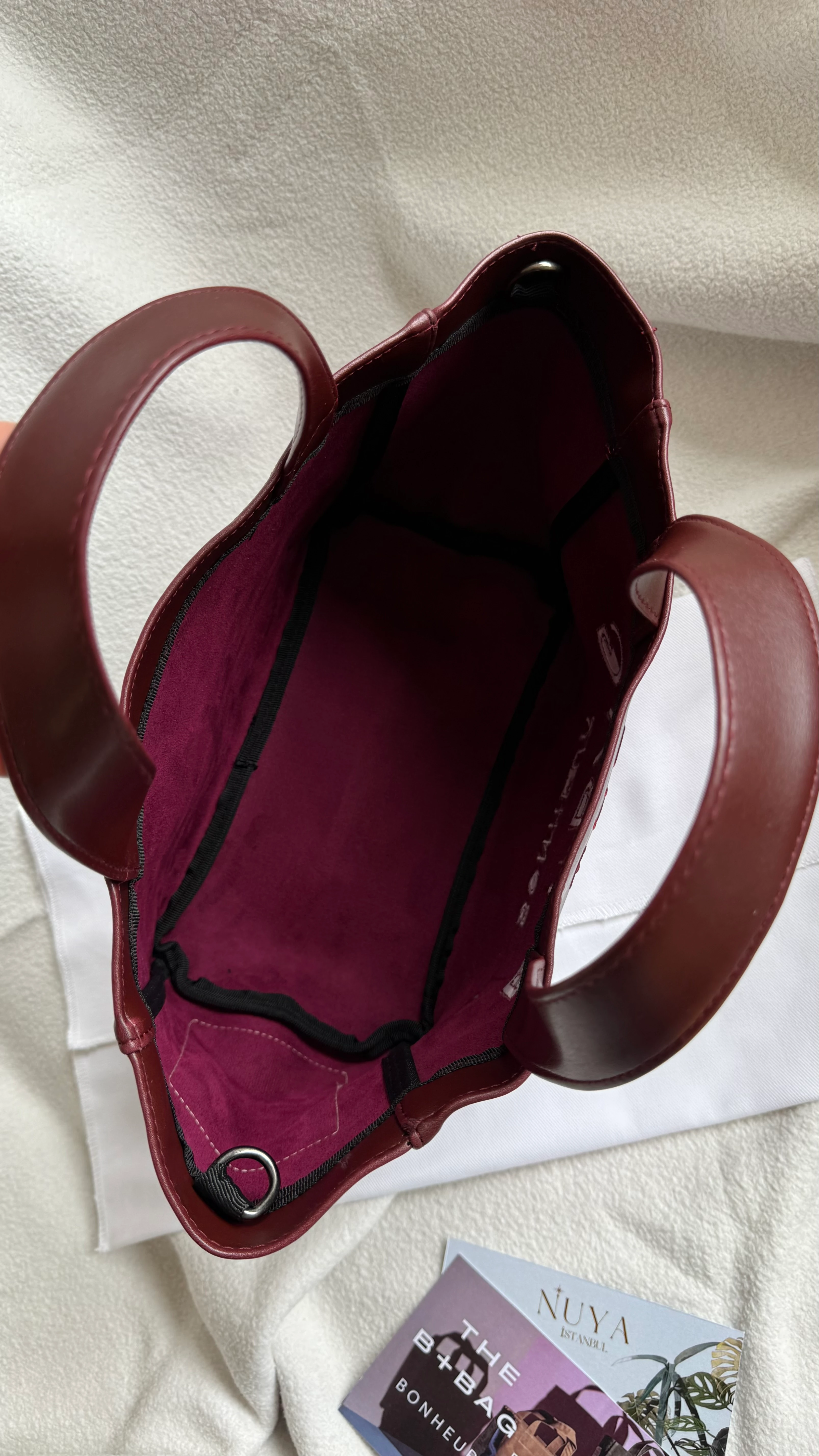 Bonheur VEGAN LEATHER BORDO PHANTOM