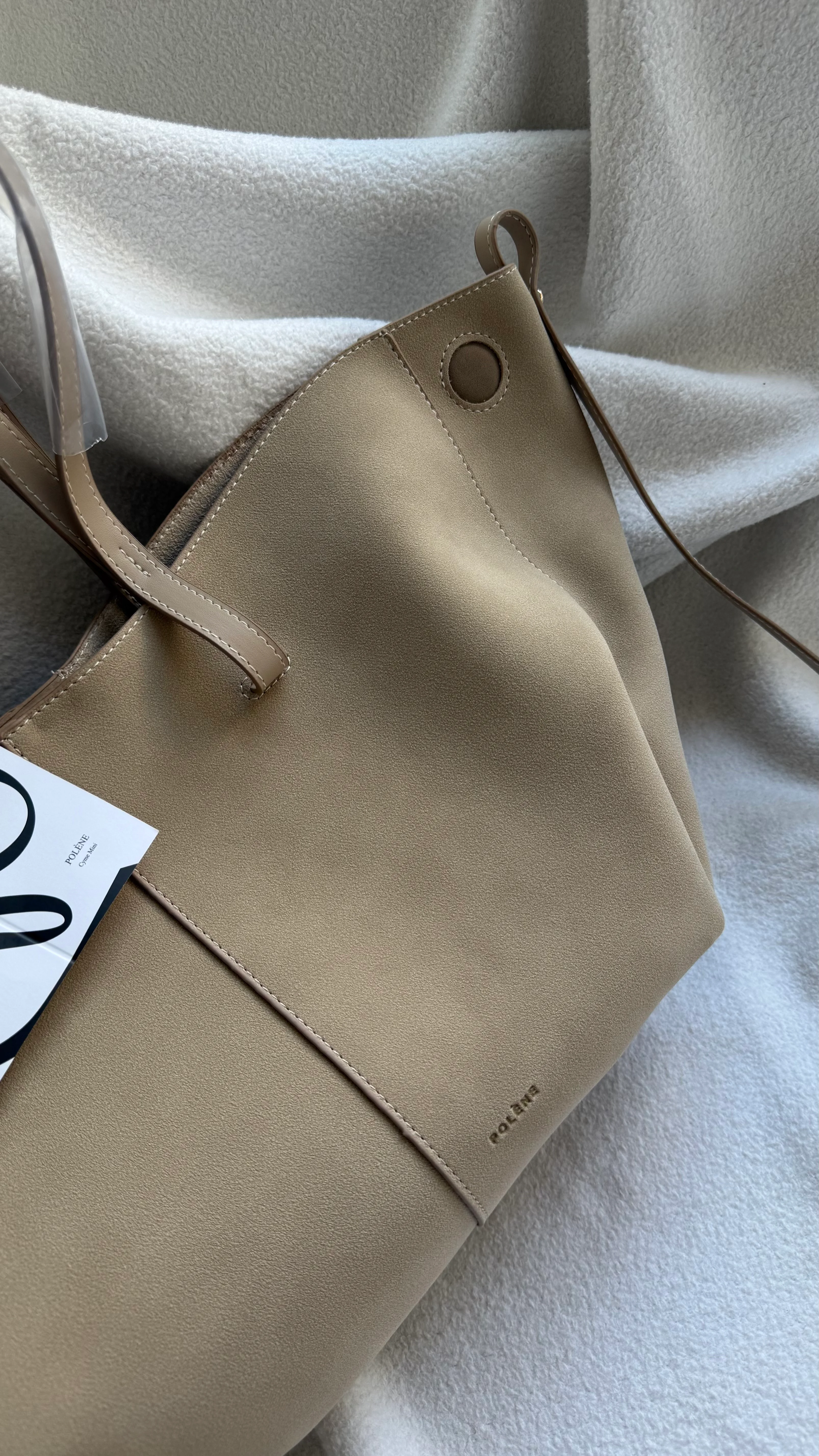 Polene Cyme Edition-SÜET BEJ