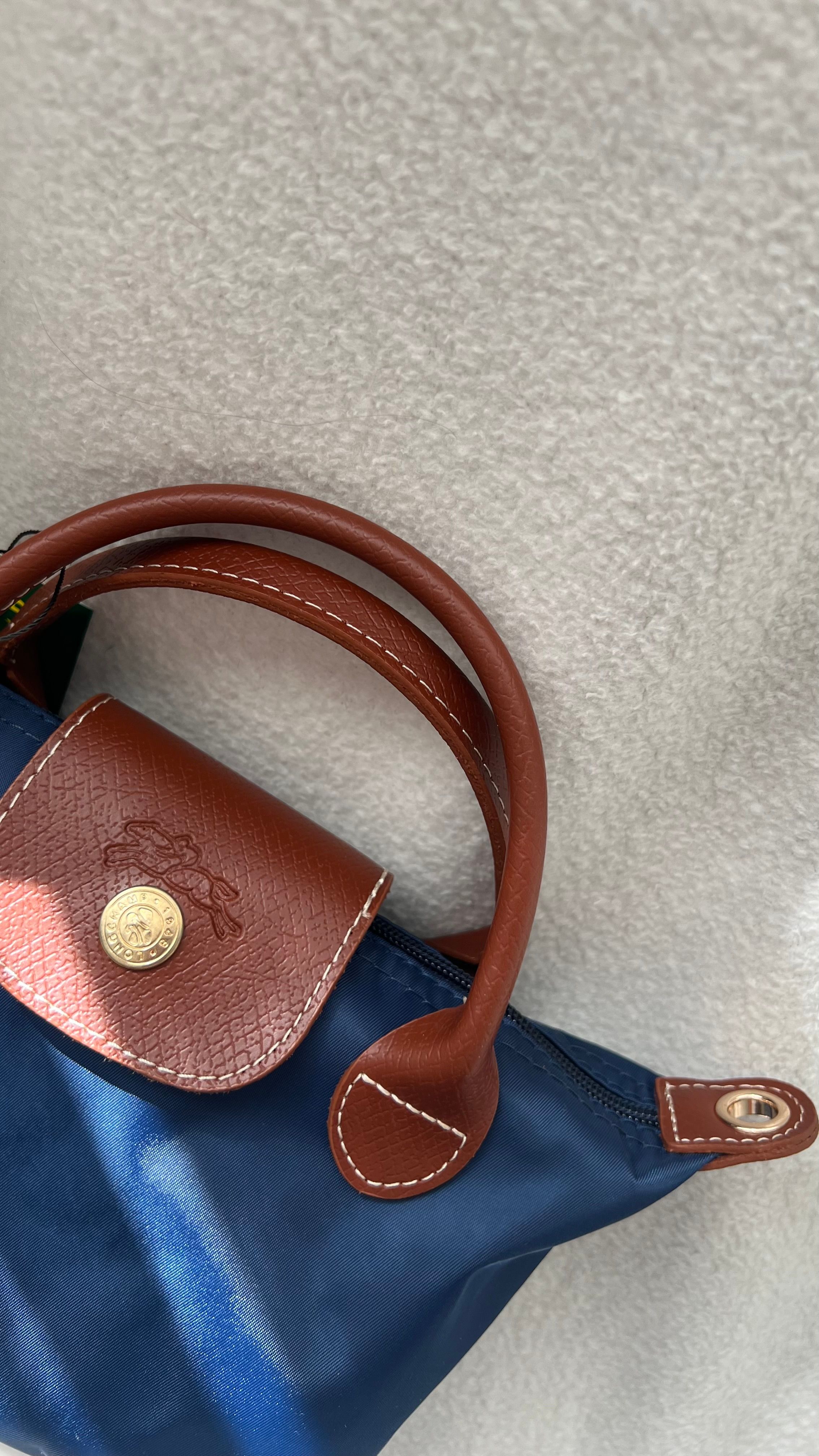 Longchamp La Pliage Lacivert- XSmall Beden