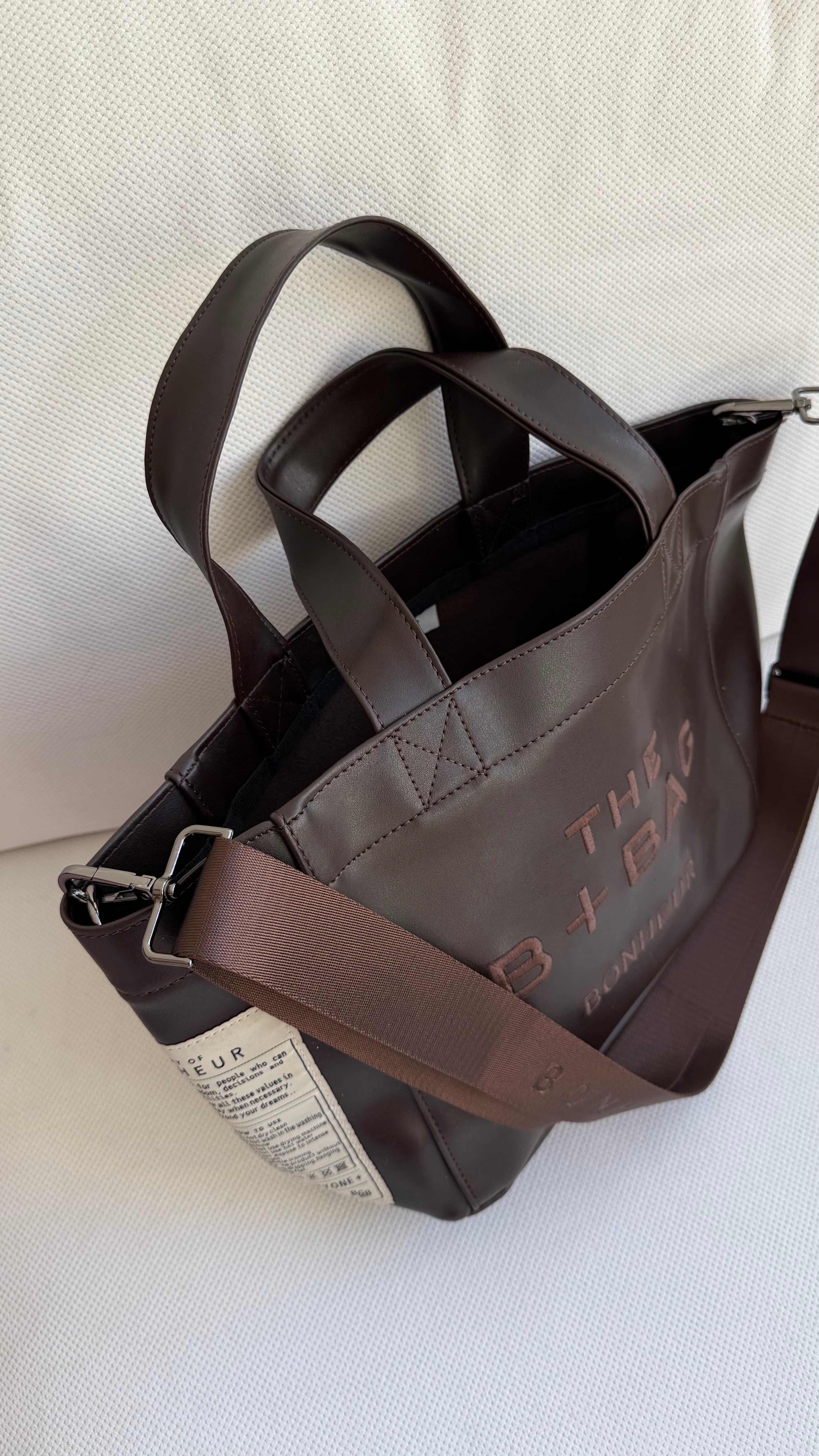 Bonheur VEGAN LEATHER BROWN PHANTOM