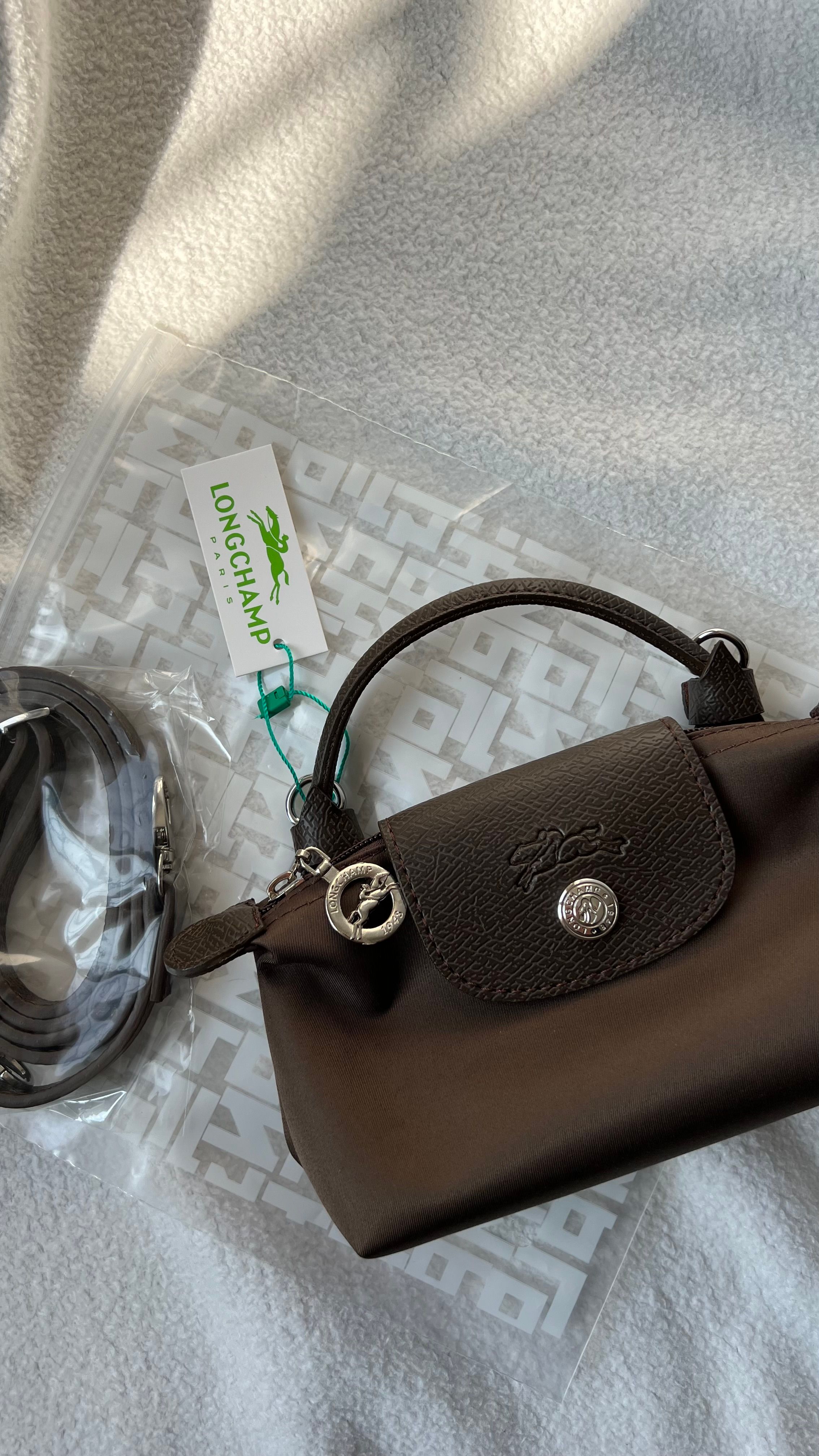 Longchamp La Pliage Mini - Acı Kahve