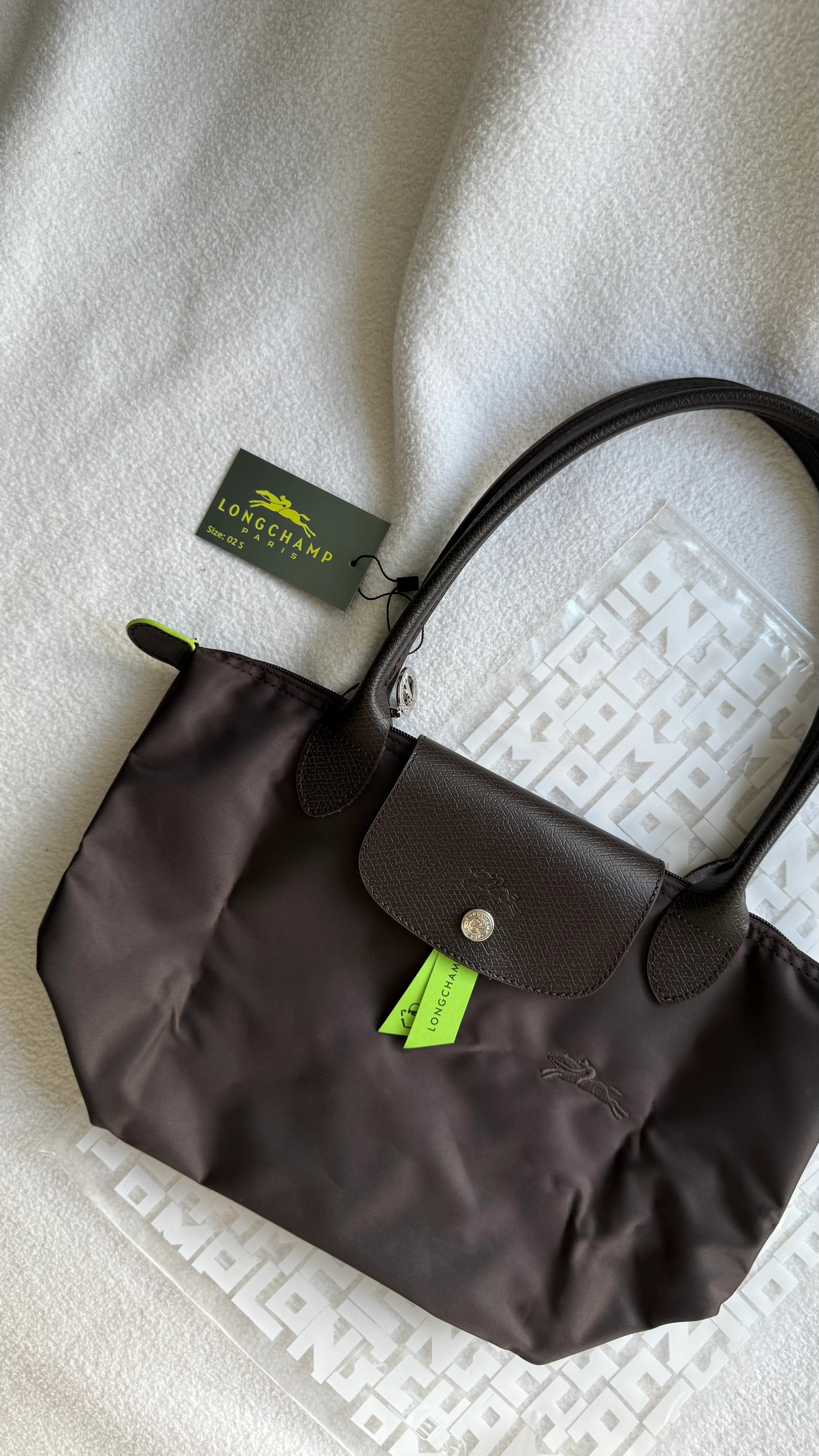 (İTHAL) LONGCHAMP LE PLİAGE TOTE-  MOCHA