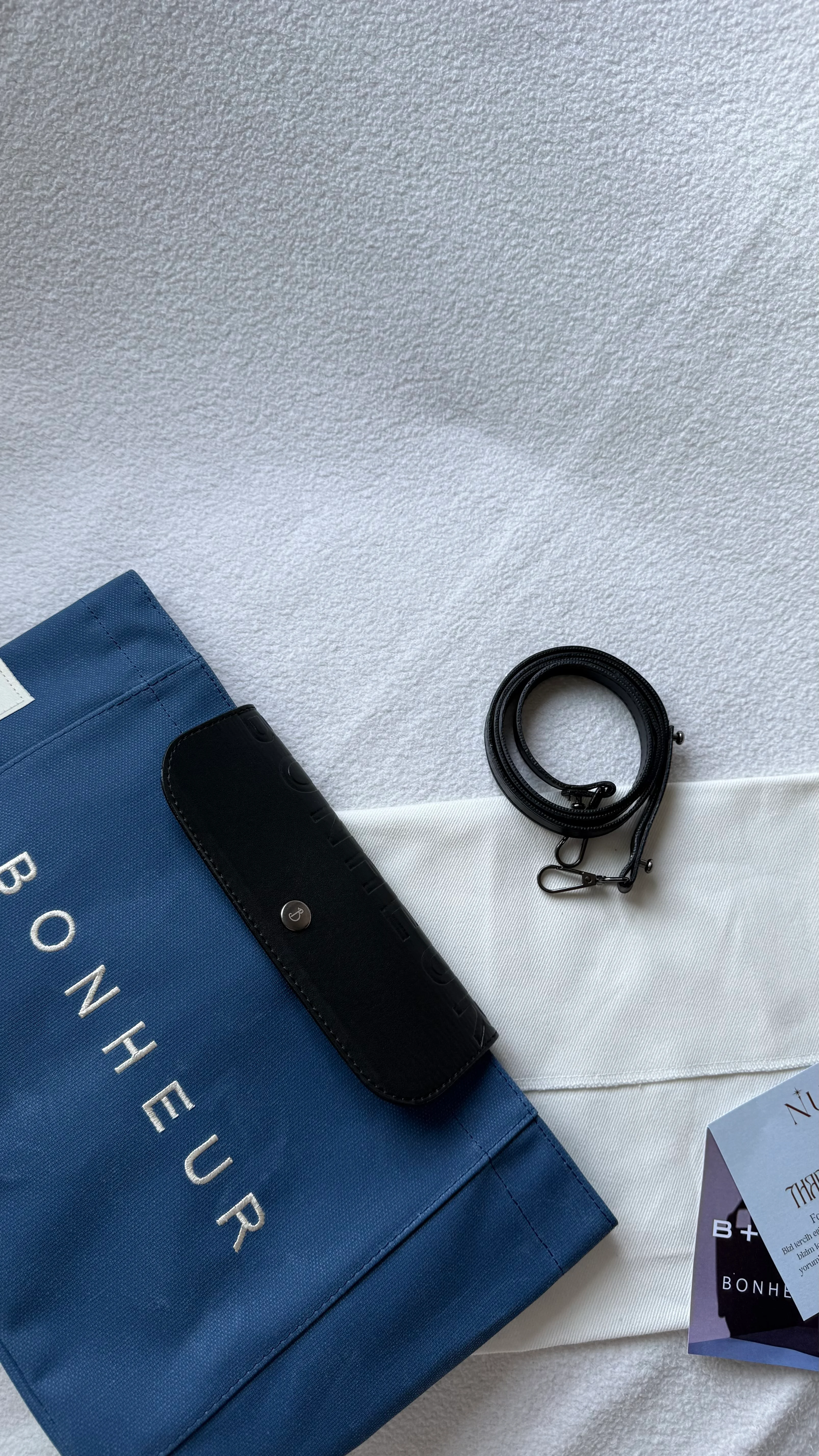 Bonheur Clutch+Bag N°6-PARİSİAN BLUE