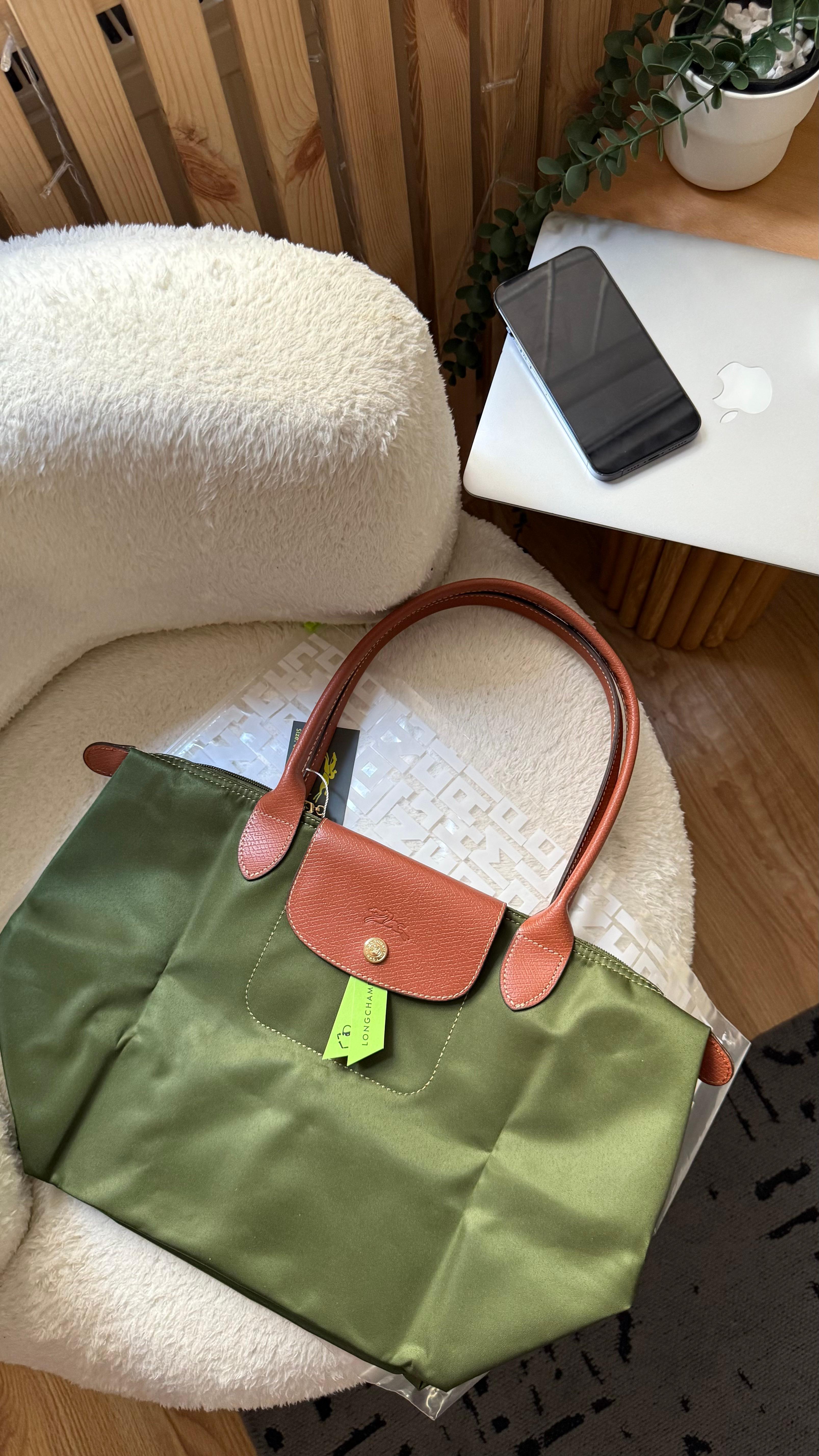 (İTHAL) Le Pliage Original Tote - YEŞİL