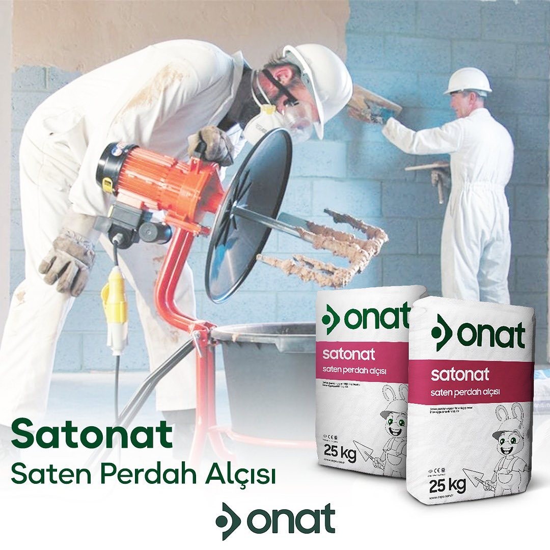 Onat Saten Alçı Satonat 25KG