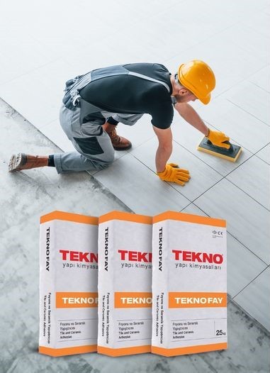 Teknofay C1T Seramik Fayans Yapıştırıcı 25KG