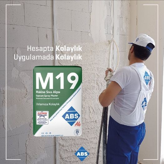 ABS Makine Alçısı 35KG M19 Serisi