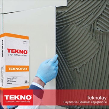 Teknofay C1T Seramik Fayans Yapıştırıcı 25KG