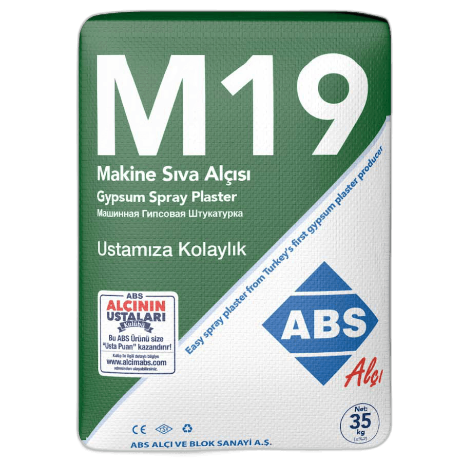 ABS Makine Alçısı 35KG M19 Serisi