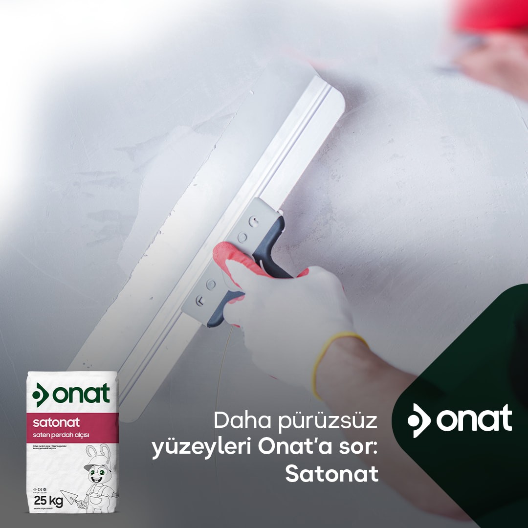 Onat Saten Alçı Satonat 25KG