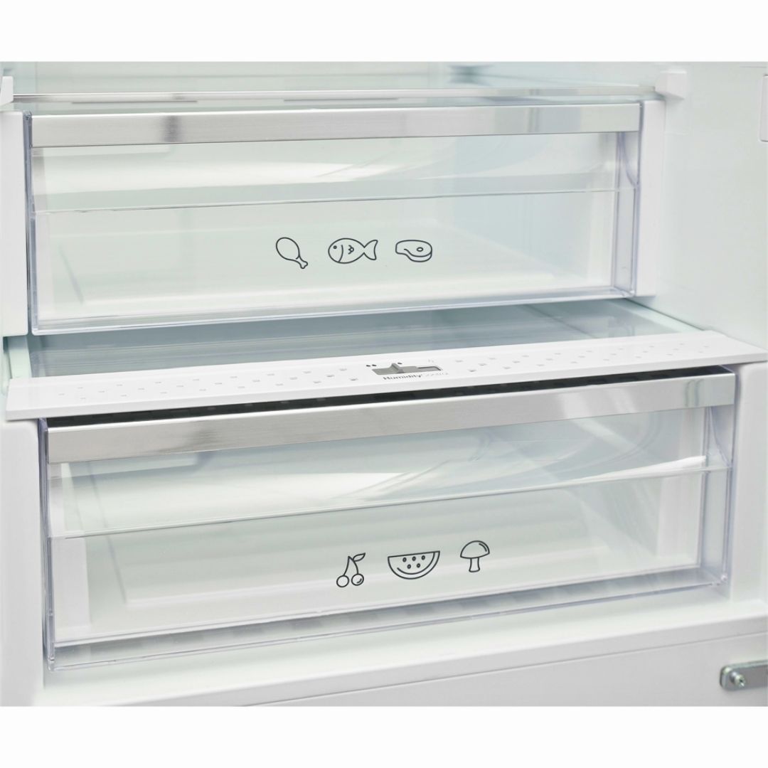 Vestel Retro NFK37201 Düş Mavisi Kombi No-Frost Buzdolabı