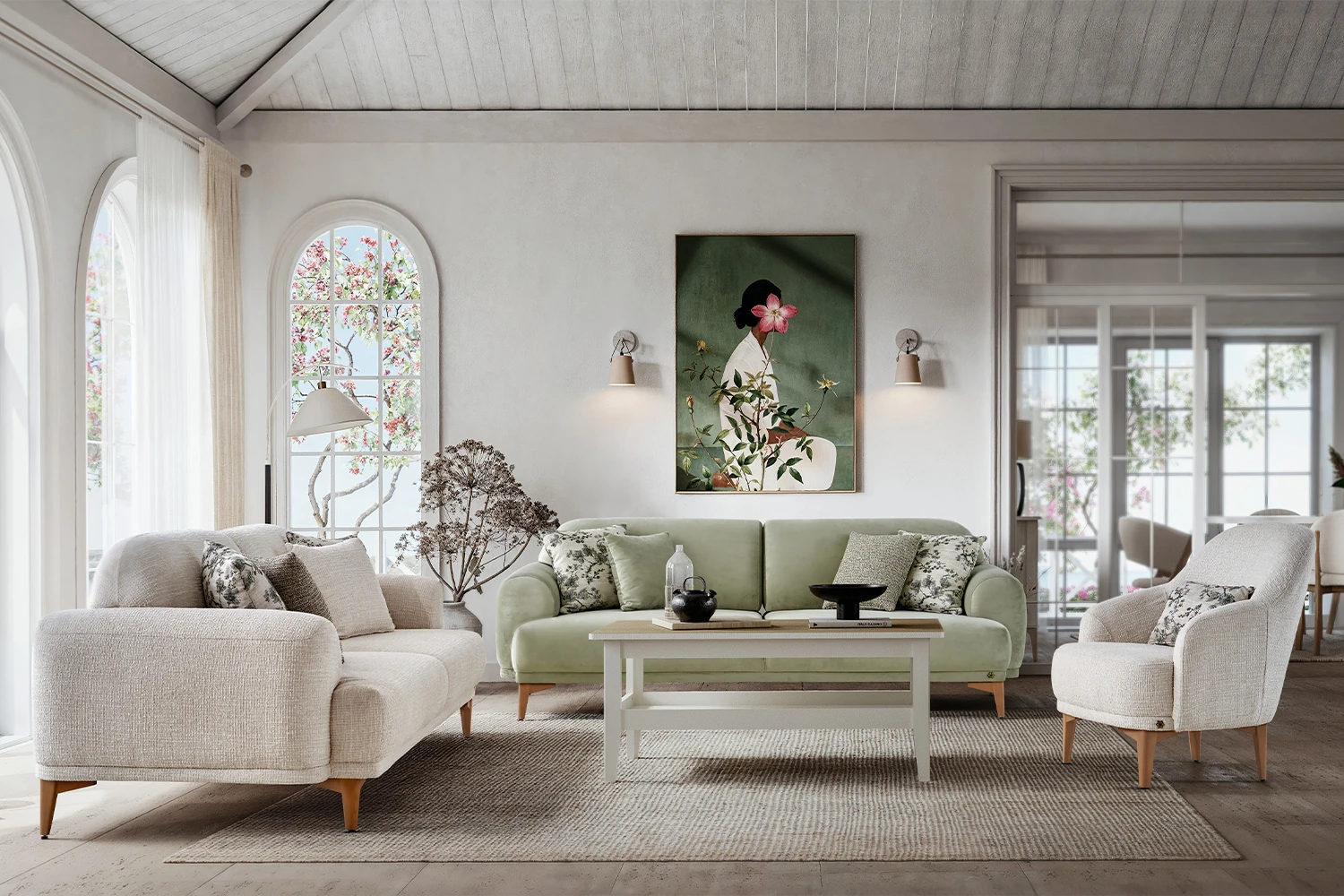 Oliver Yemek Odası Takımı thumbnail 15