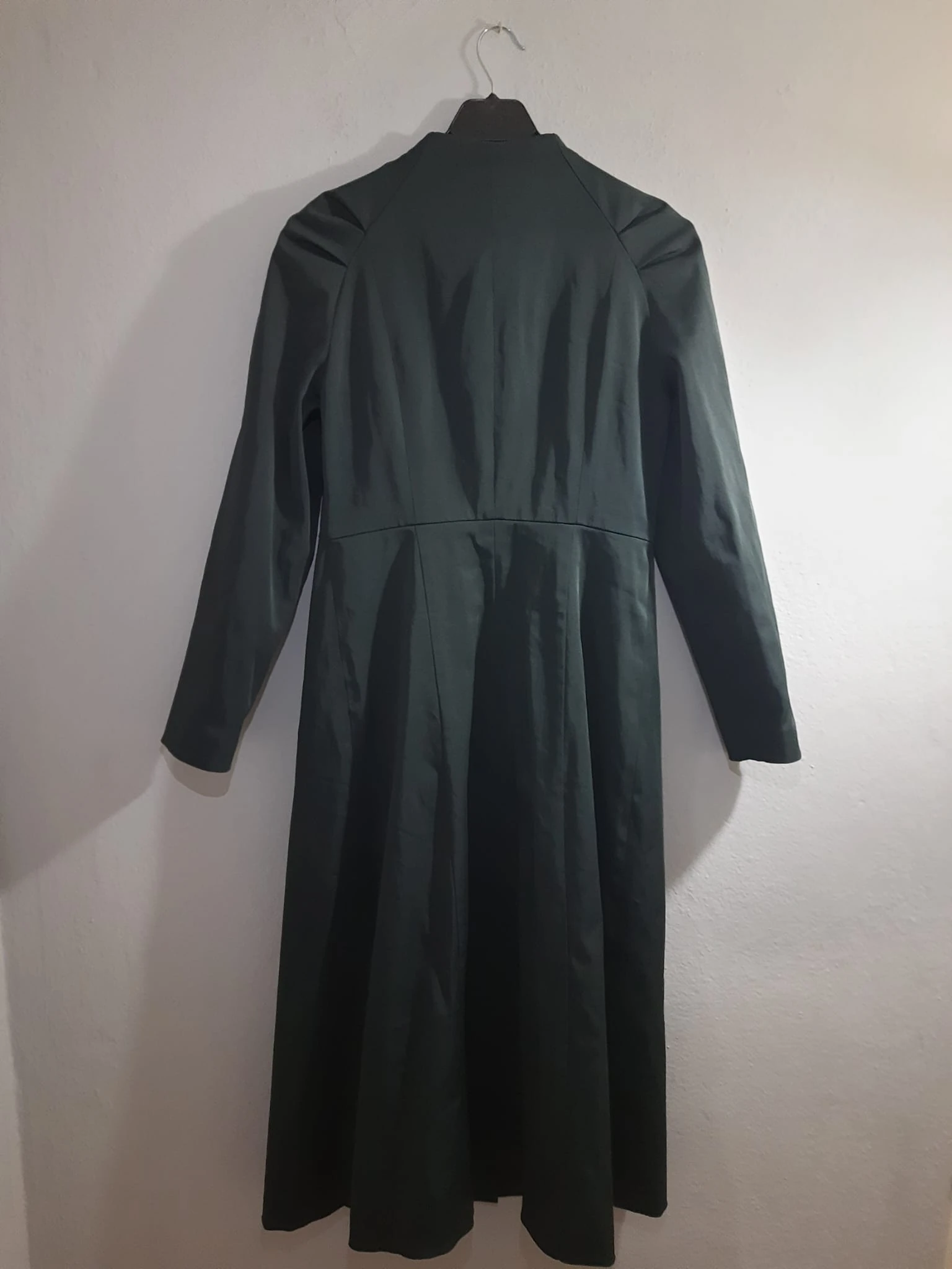 Haki bayan kaşe kaban trençkot 