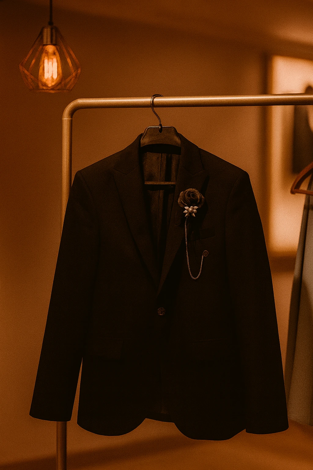 Siyah takım elbise cruveze ceket