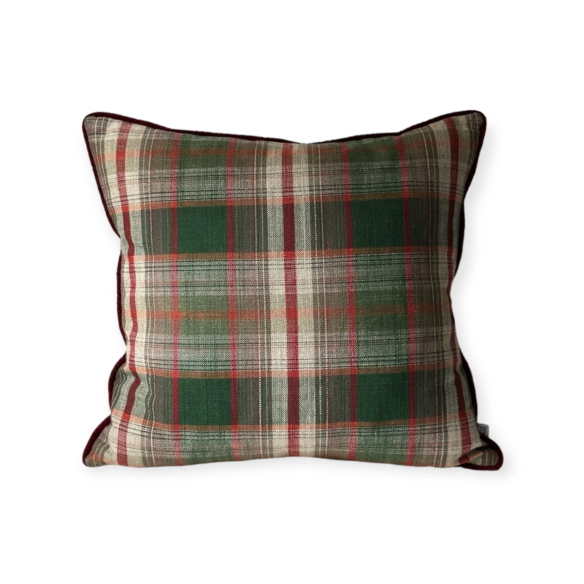 Festive Season Ekose Yastık Kılıfı