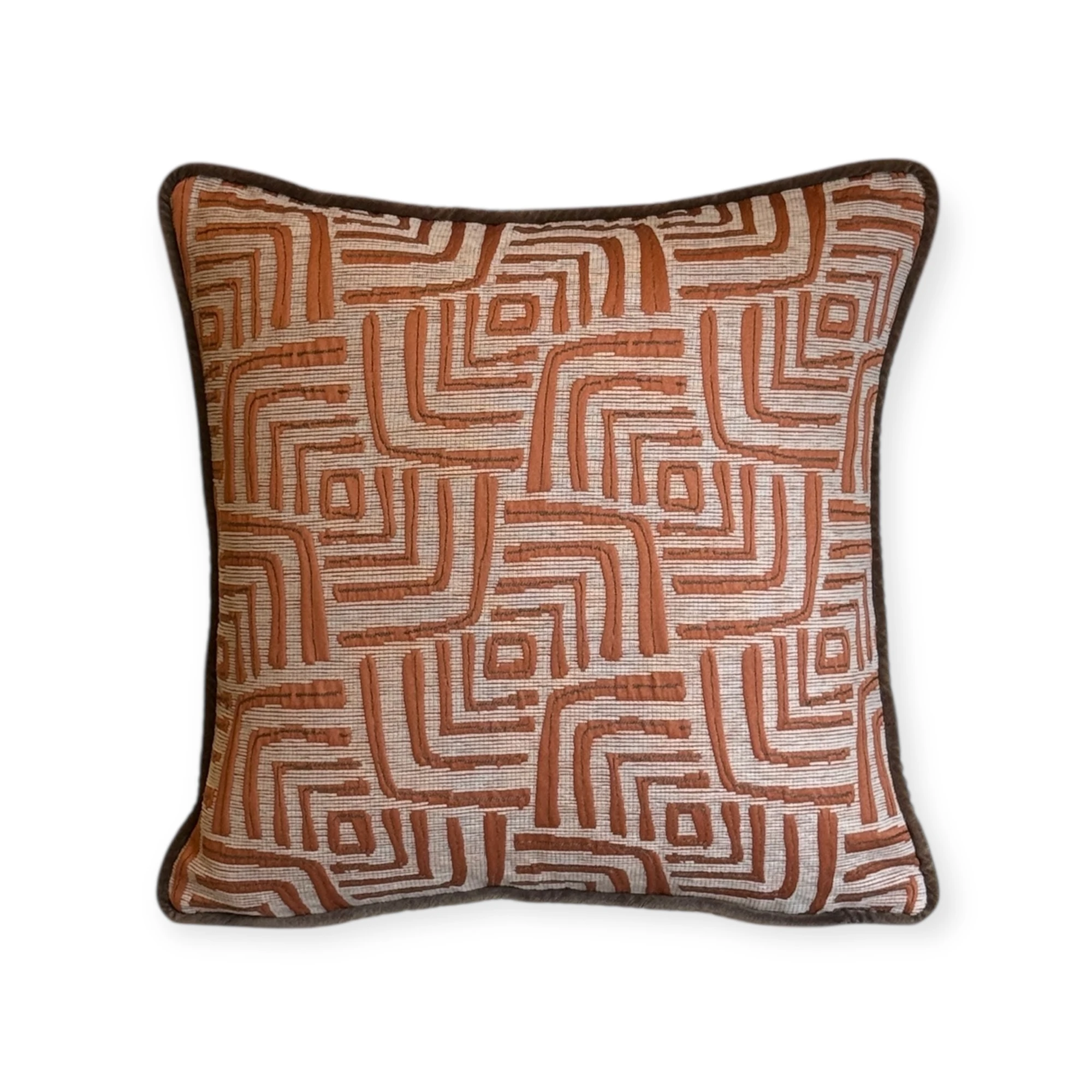 Cappuccino Collection Desenli Kırlent Kılıfı