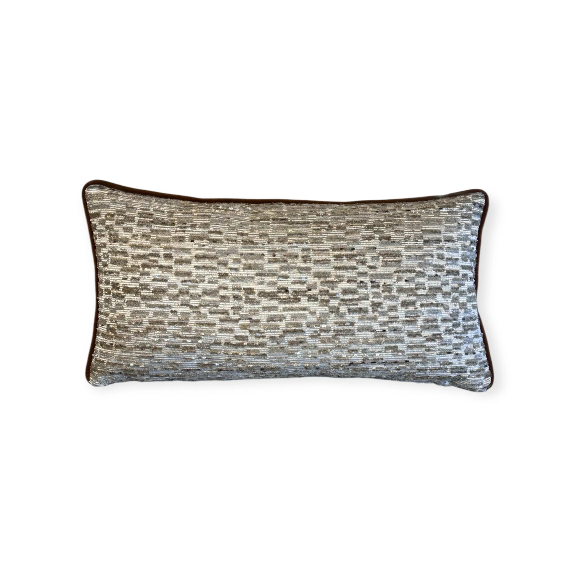 Cappuccino Collection Dokulu Bel Kırlent Kılıfı