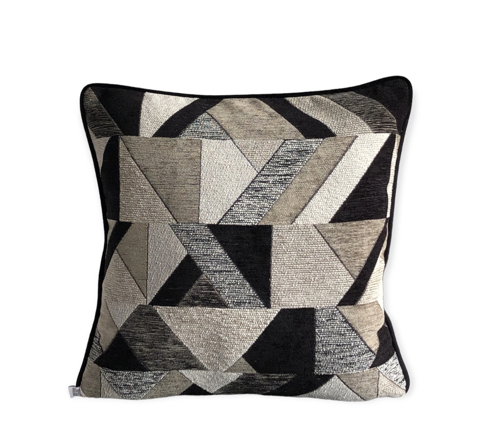 Black & White Collection Desenli Kırlent Kılıfı