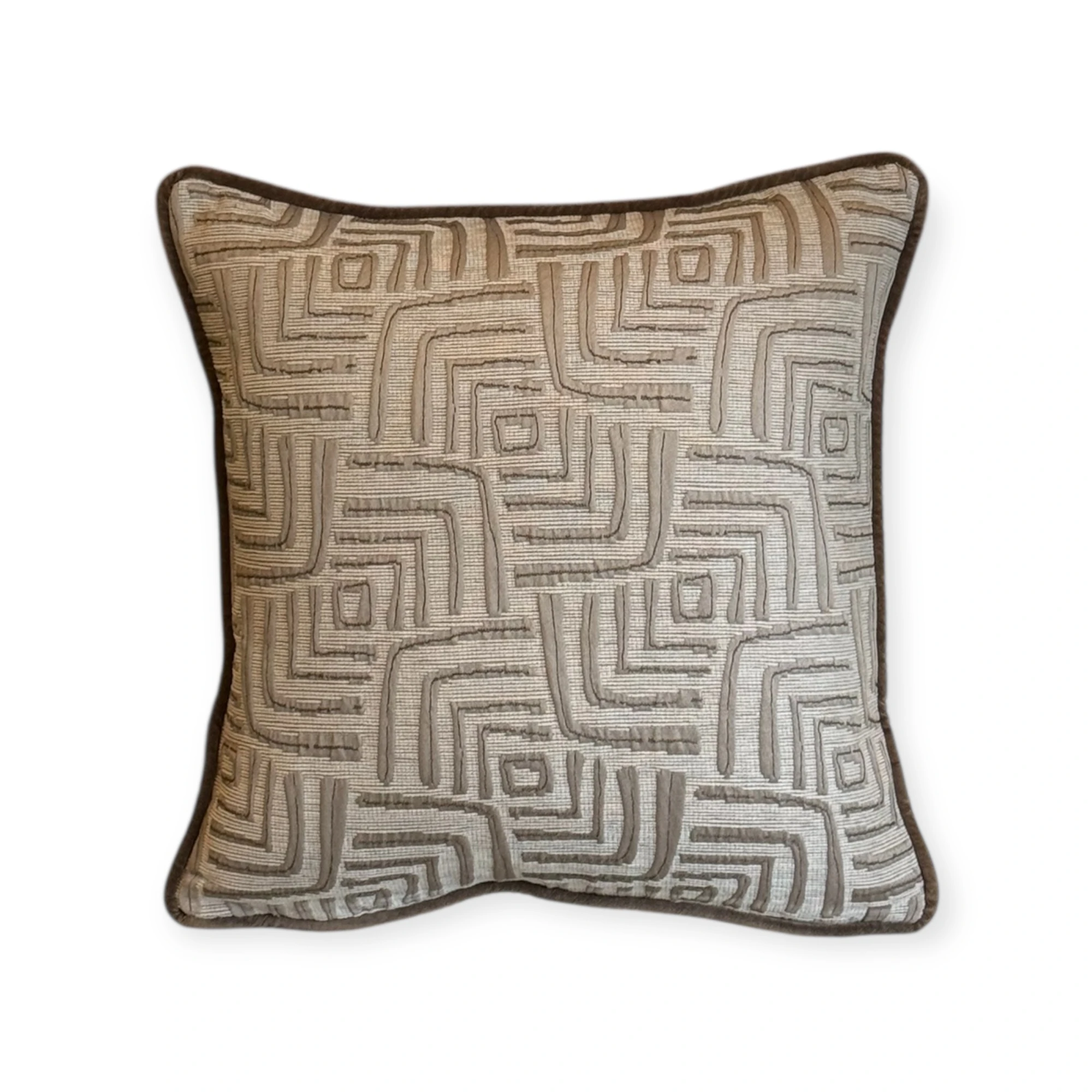 Cappuccino Collection Desenli Kırlent Kılıfı