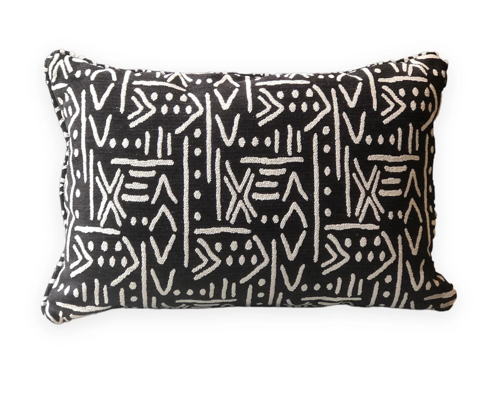 Black & White Collection Desenli Kırlent Kılıfı