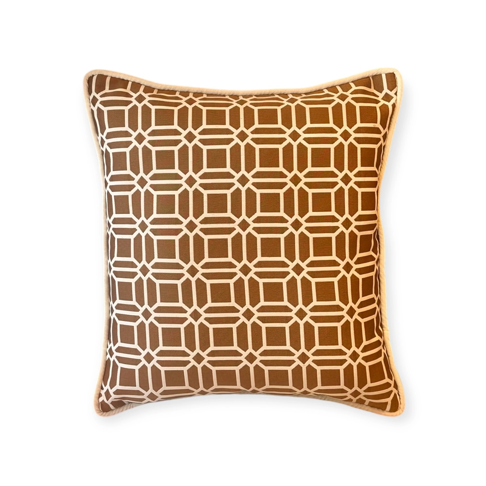 Hermes Collection Geometrik Desenli Kırlent Kılıfı