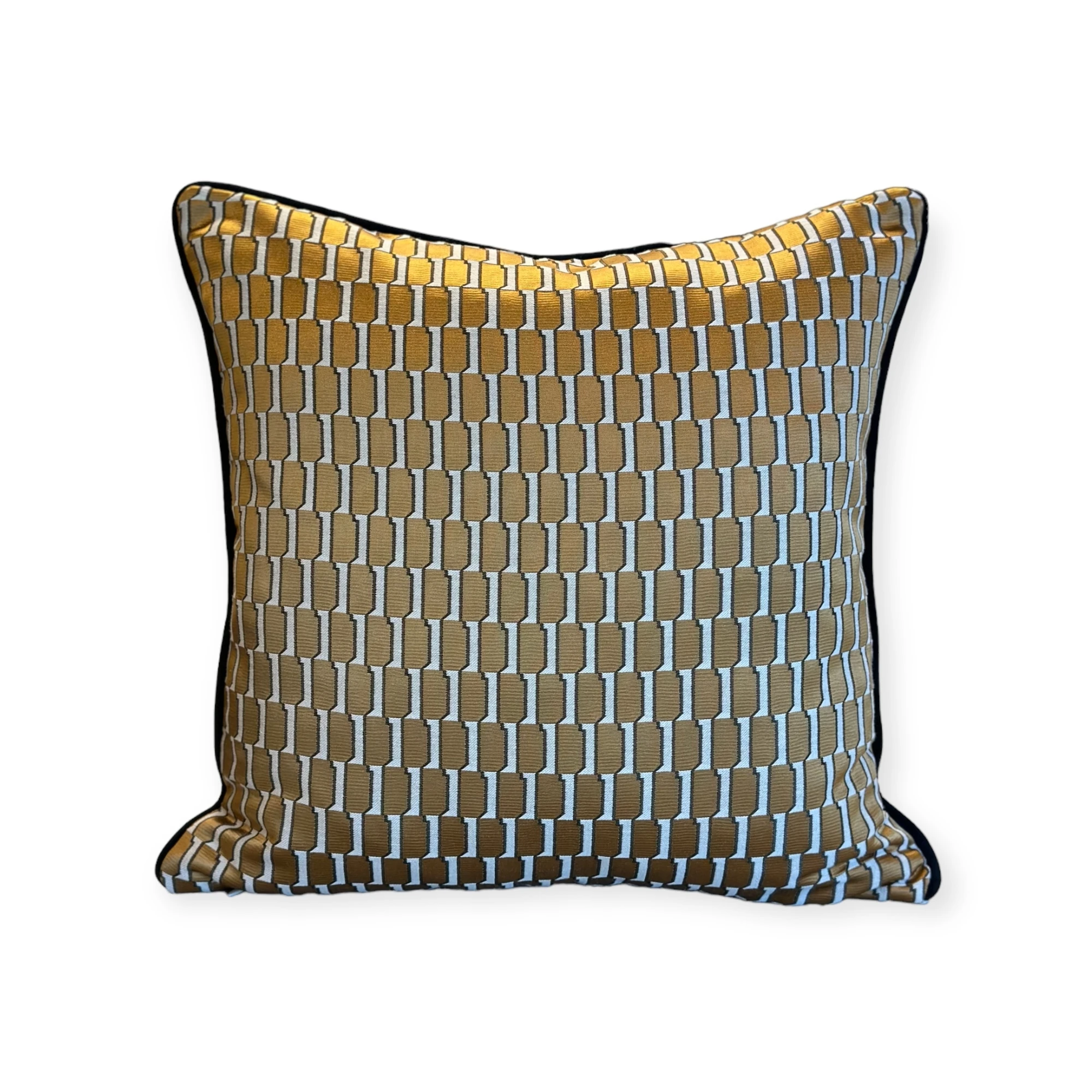 Vegas Collection Desenli Kare Yastık Kılıfı