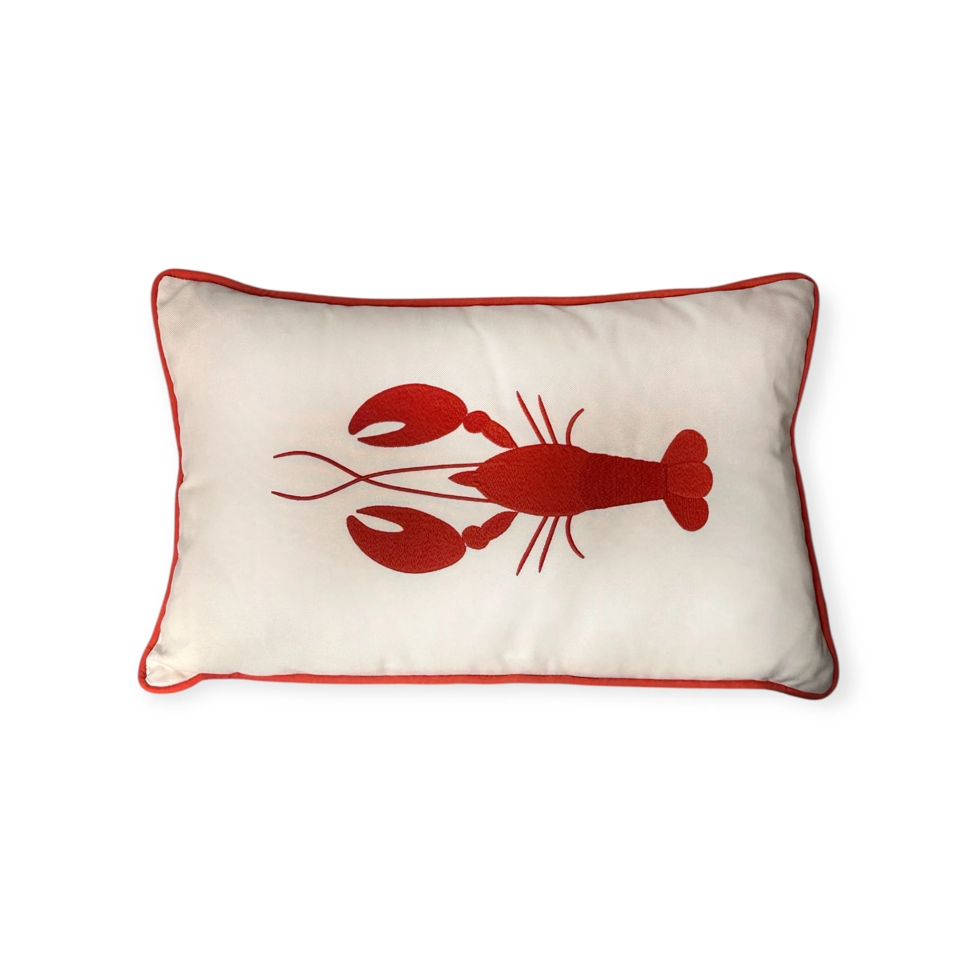 Seaside Collection Istakoz Nakışlı Bel Yastık Kılıfı