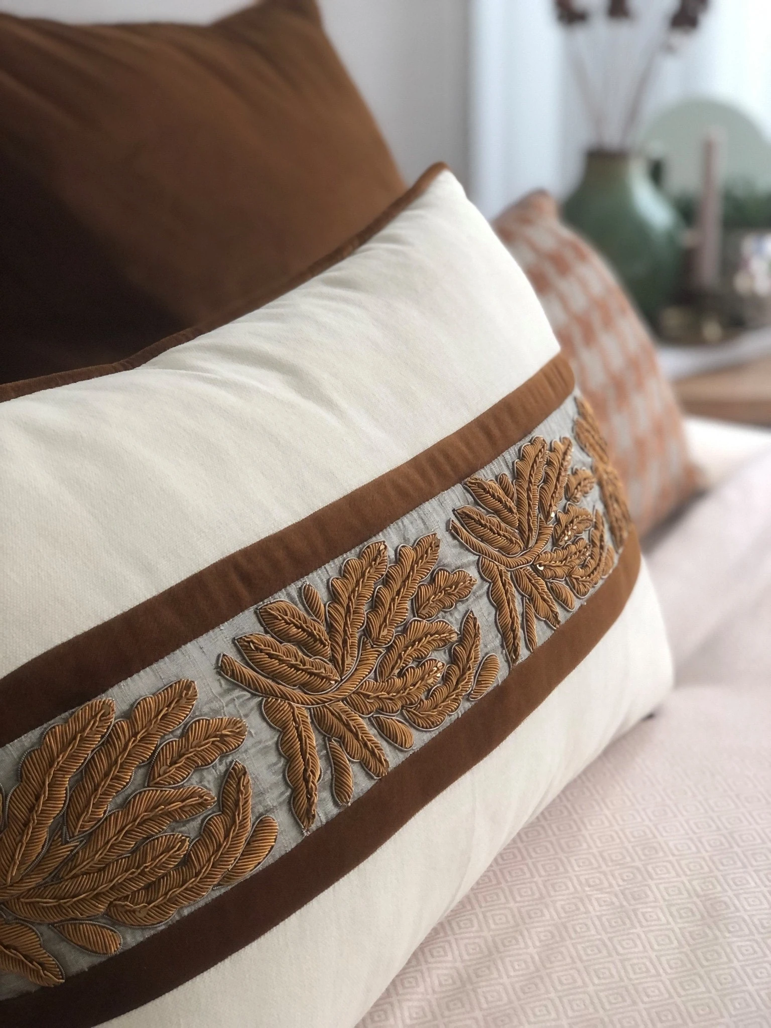 Unique Collection Tel Kırma Yastık Kılıfı