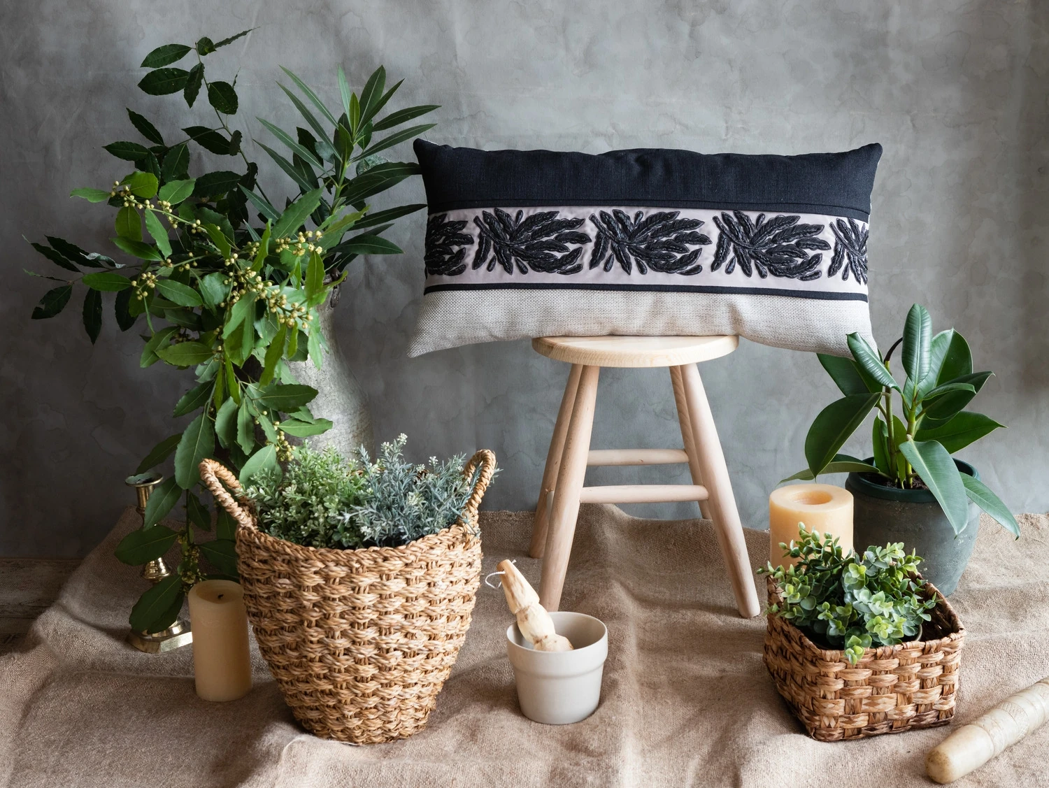 Unique Collection Tel Kırma Yastık Kılıfı