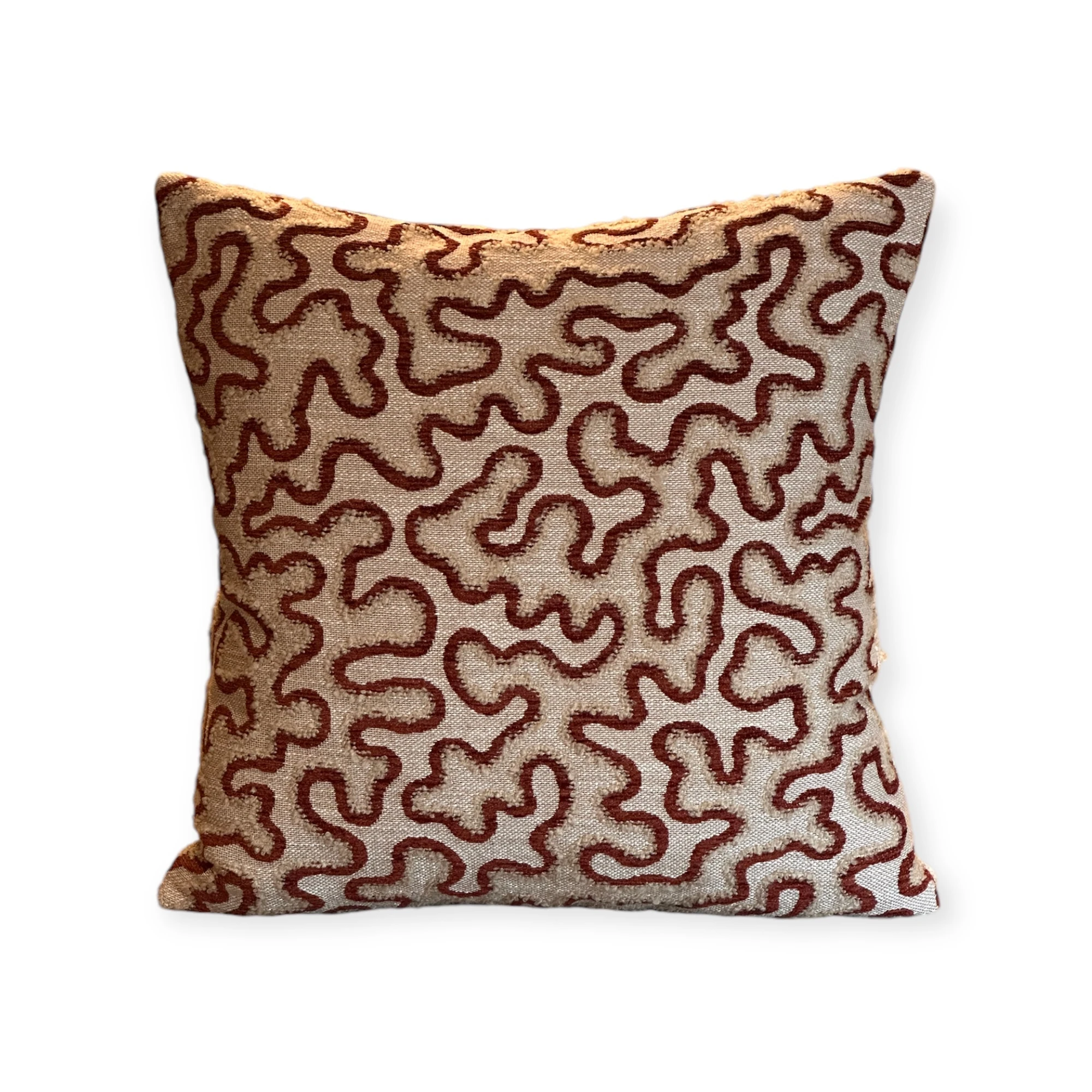 Autumn Vibes Collection Bantlı Kare Kırlent Kılıfı