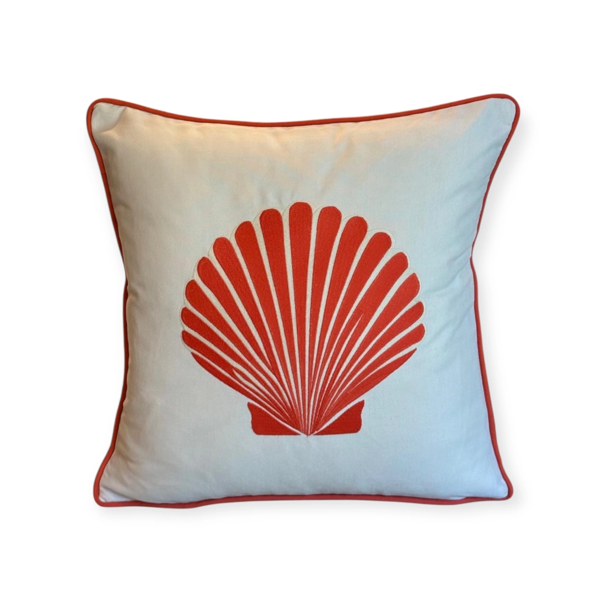 Seaside Collection Deniz Kabuğu Nakışlı Yastık Kılıfı