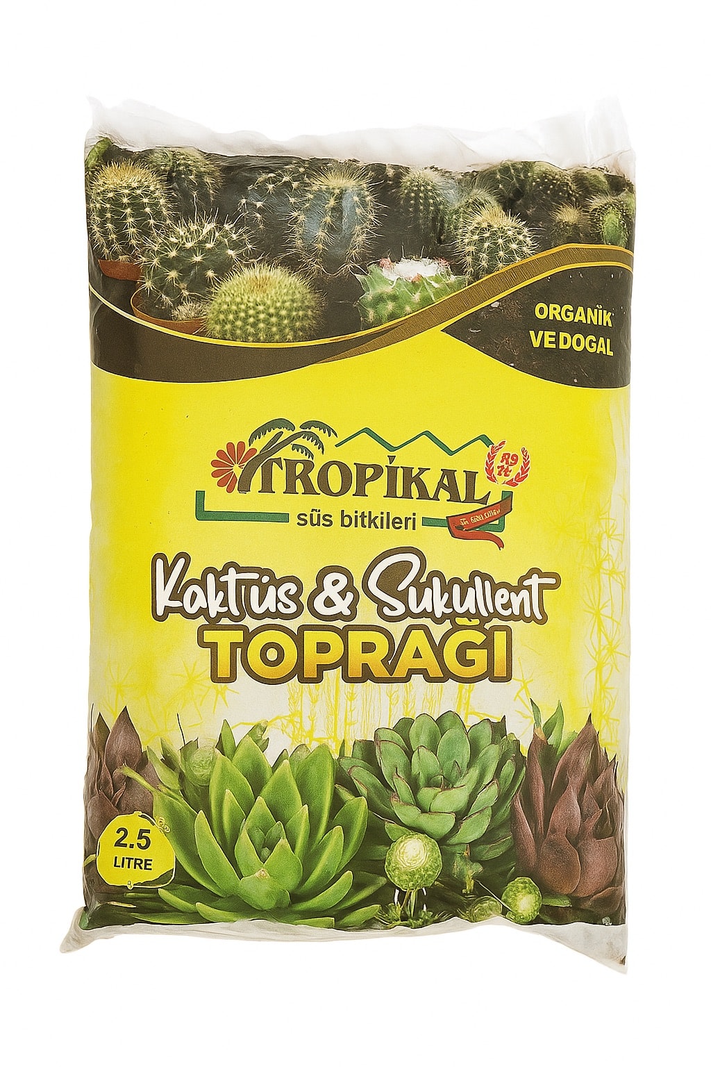 Kaktüs ve Sukulent Toprağı 2,5 Litre | (Özel Karışım)