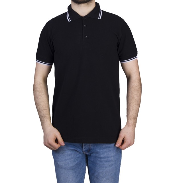 Çizgi Detaylı Polo Yaka Tişört main variant image