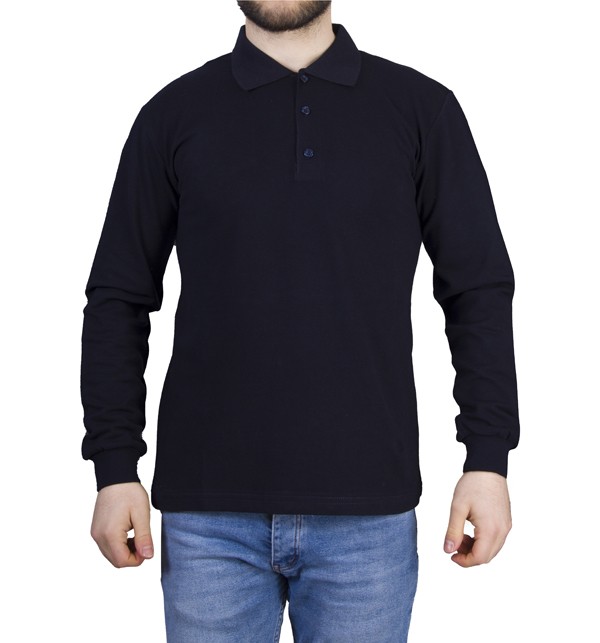 Uzun Kollu Polo Yaka Tişört main variant image