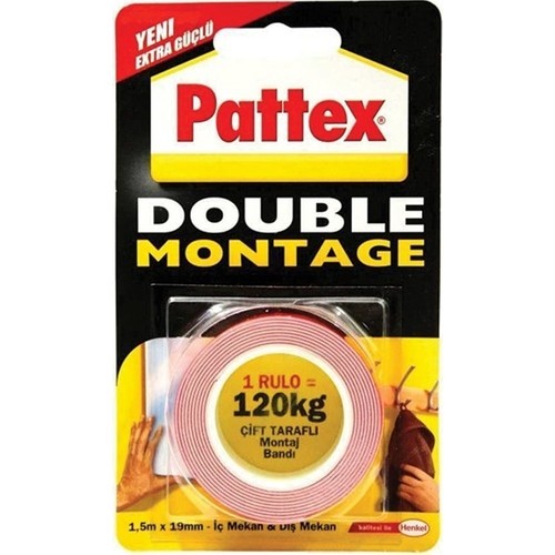 Pattex Double Montage Çift Taraflı Montaj Bantı 120 kg