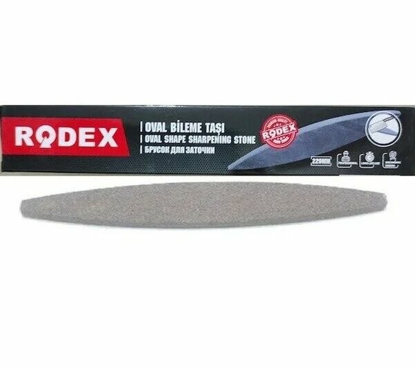 Rodex Oval Bileme Taşı Bıçak ve Tırpan Bileme Taşı