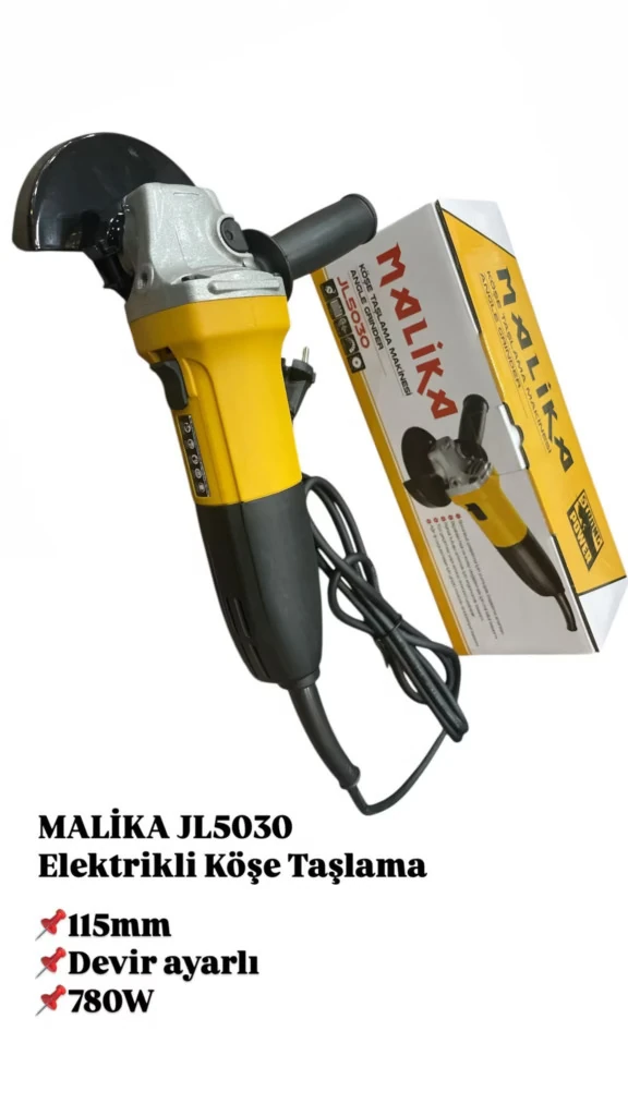 MALİKA JL5030 Avuç Taşlama Makinesi 780 W 115 mm
