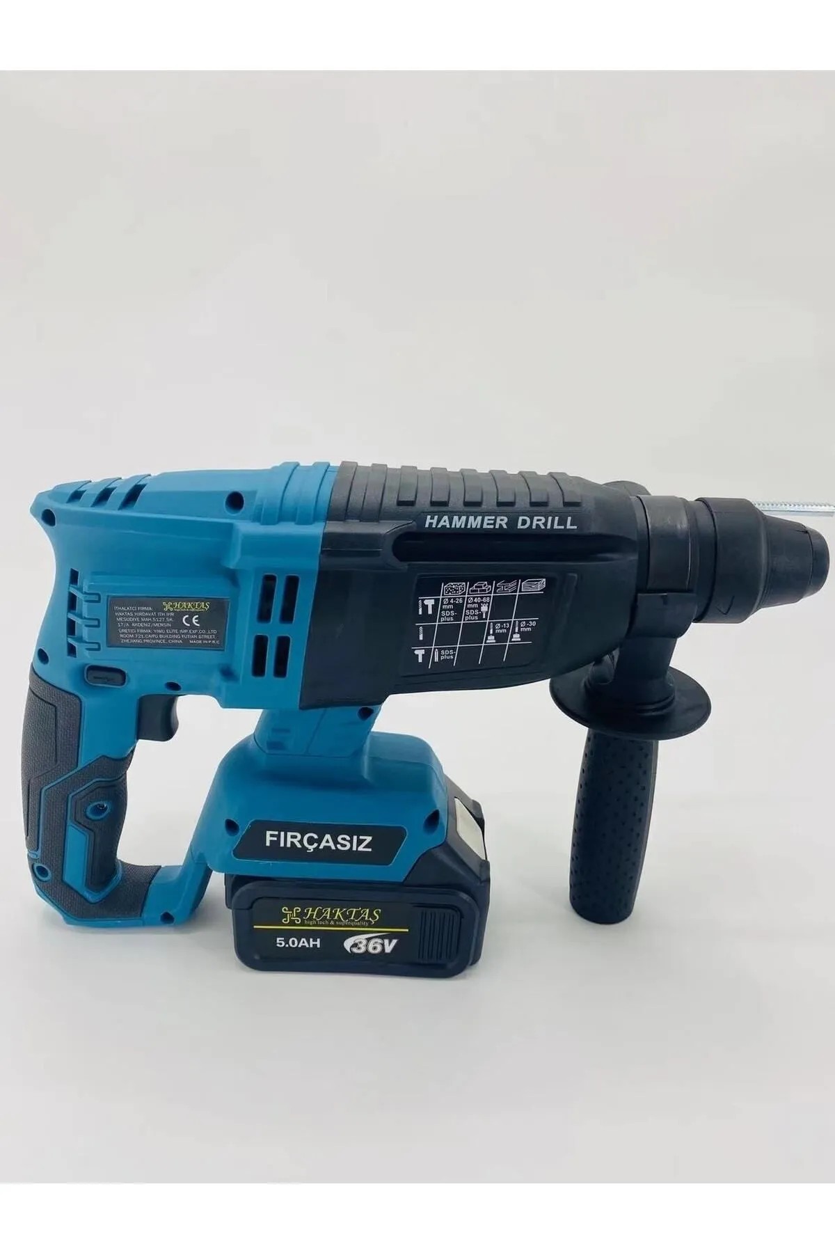 Haktaş 3 Lü Set Akülü Hilti 2-26mm Akülü Spiral 125mm Akülü Torklu Somun Sıkma 