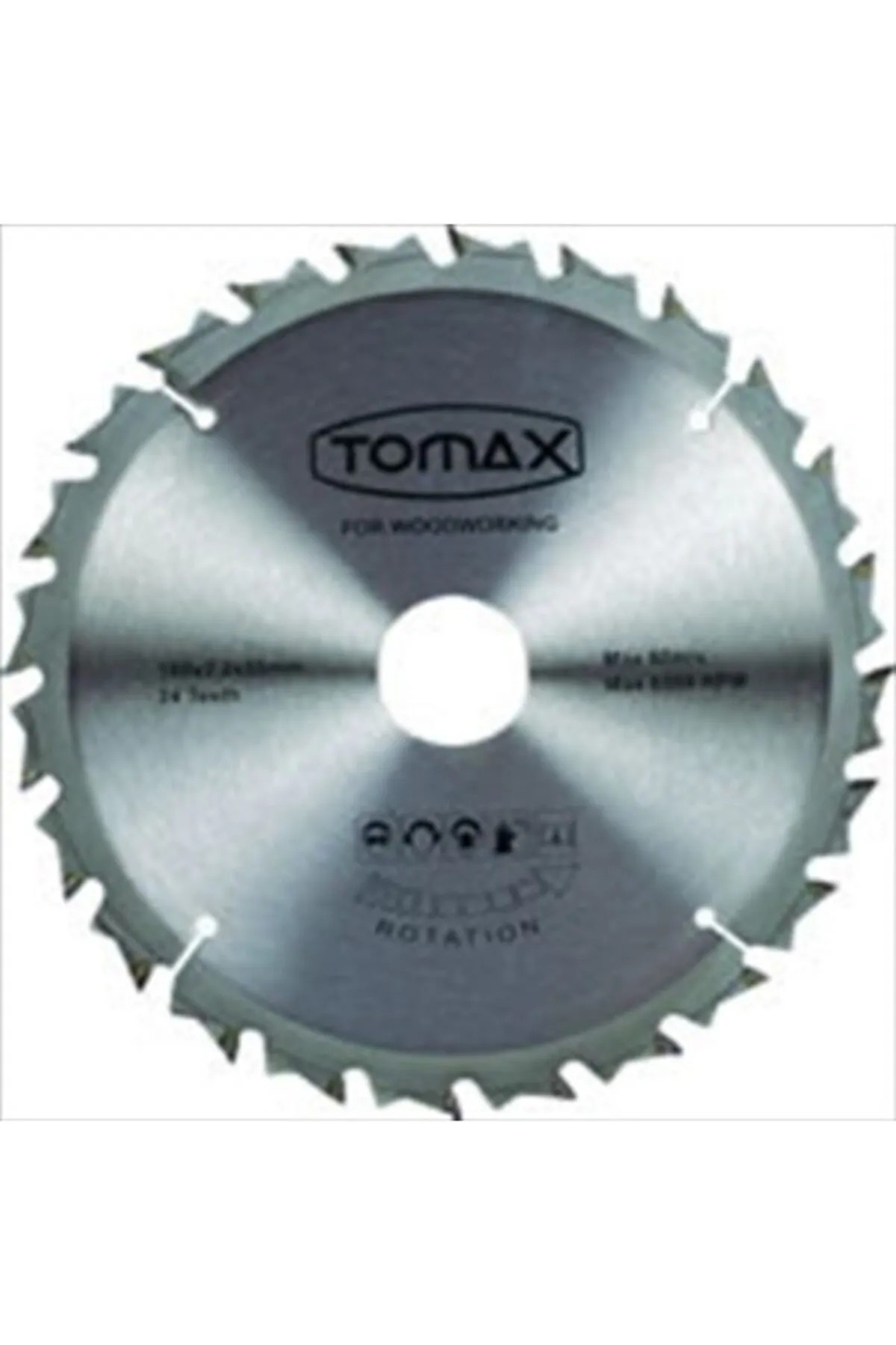 TOMAX 185 MM 24 DİŞ ELMAS TESTERE AHŞAP MDF SUNTA KESİCİ