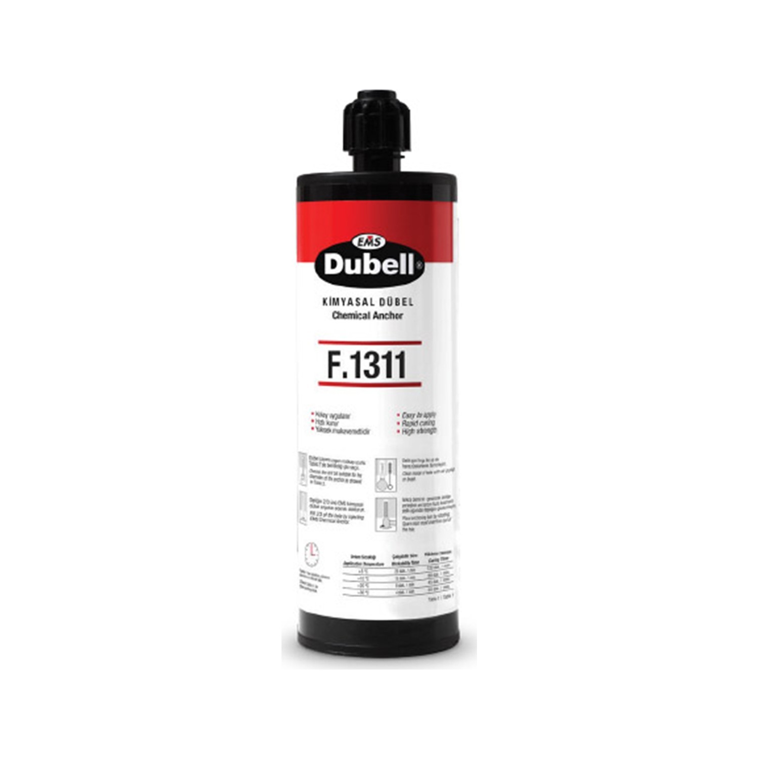 Ems F1311 Kimyasal Dübel Tombul Epoksi 410 ml