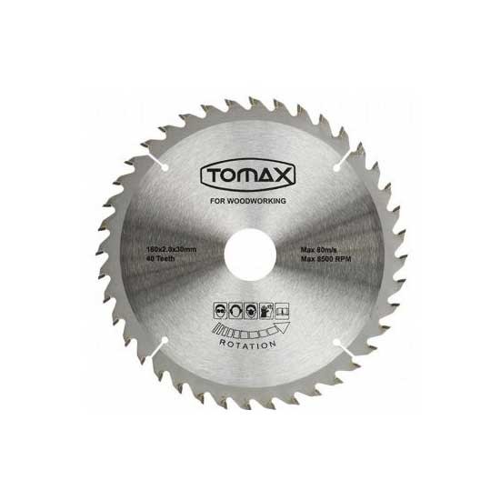 TOMAX 190 MM 40 DİŞ ELMAS TESTERE AHŞAP MDF SUNTA KESİCİ