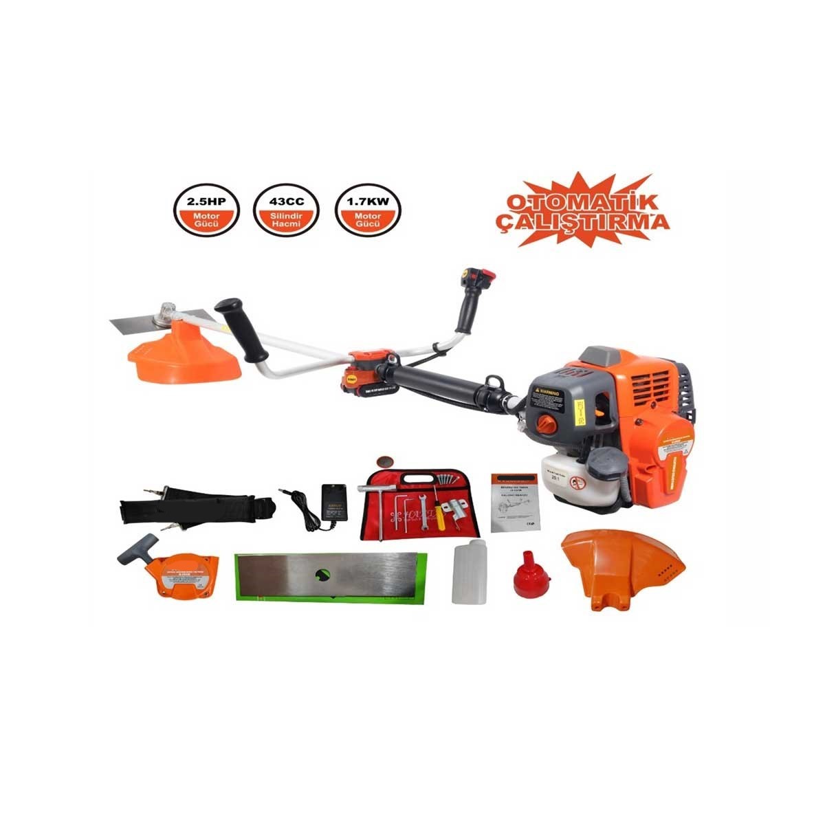 JS-CG430 Lieber German Marşlı Yan Motorlu Tırpan