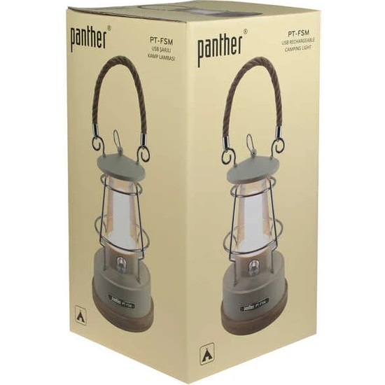 Panther Pt-Fsm USB Şarjlı Kamp Lambası