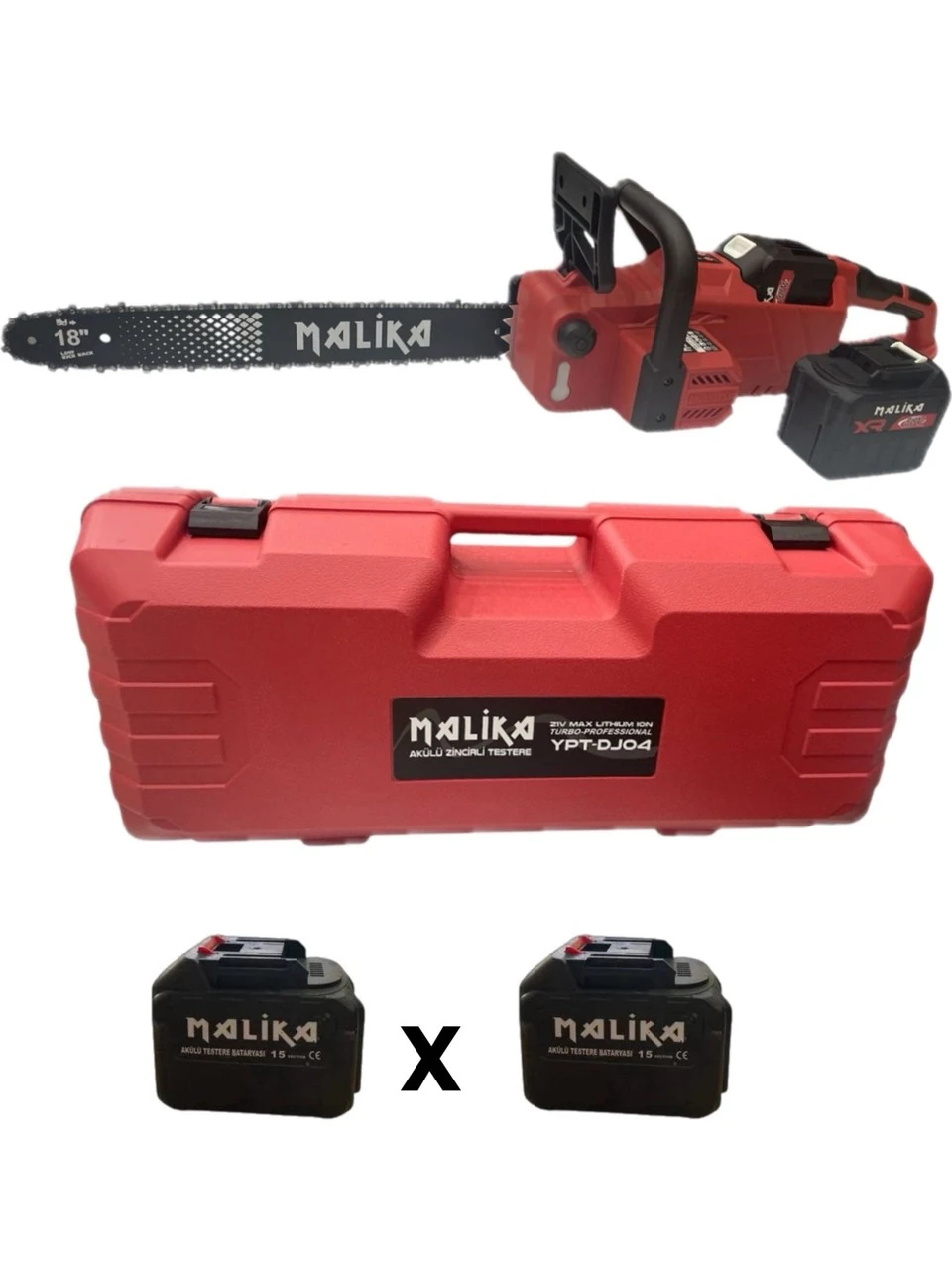 Malika DJ04 91 Ayak 31 Diş Akülü Testere 20 PİLLİ GÜÇLÜ BATARYA